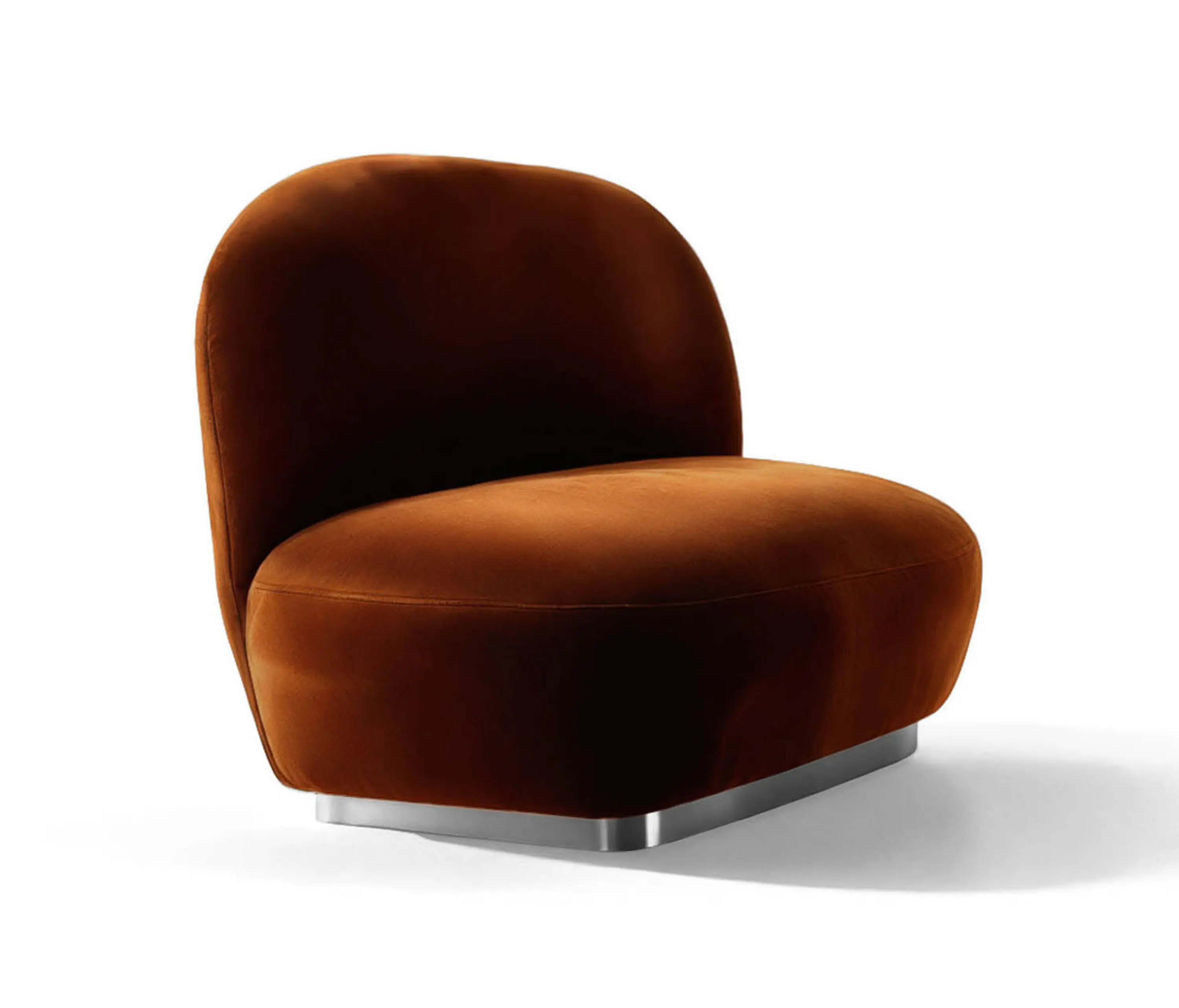 moanne - Susurro Accent Chair Brown Velvet