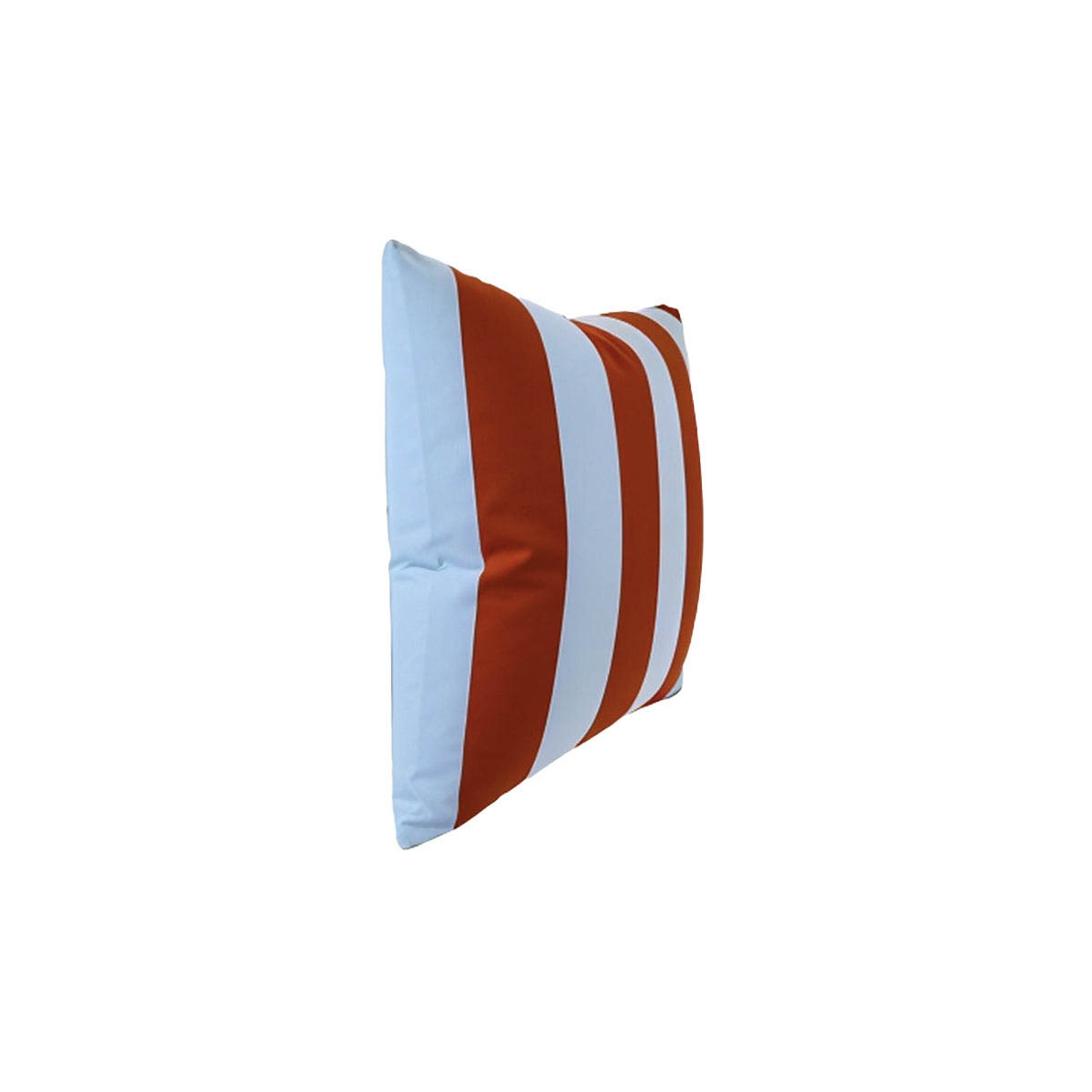 Display product Trama Cushion Brown/Light Blue Striped from manufacturer moanne