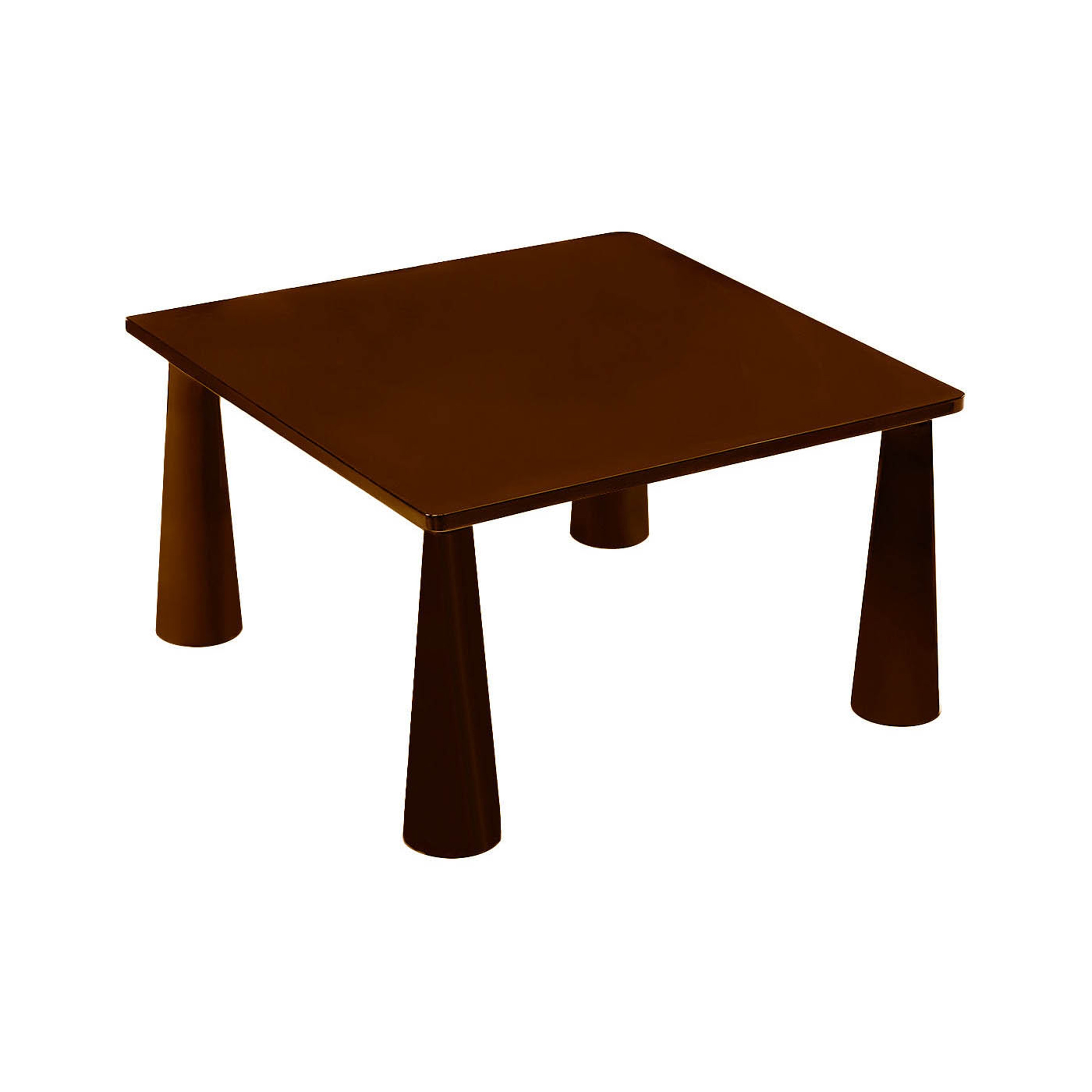 Trance Dining Table Brown Lacquer