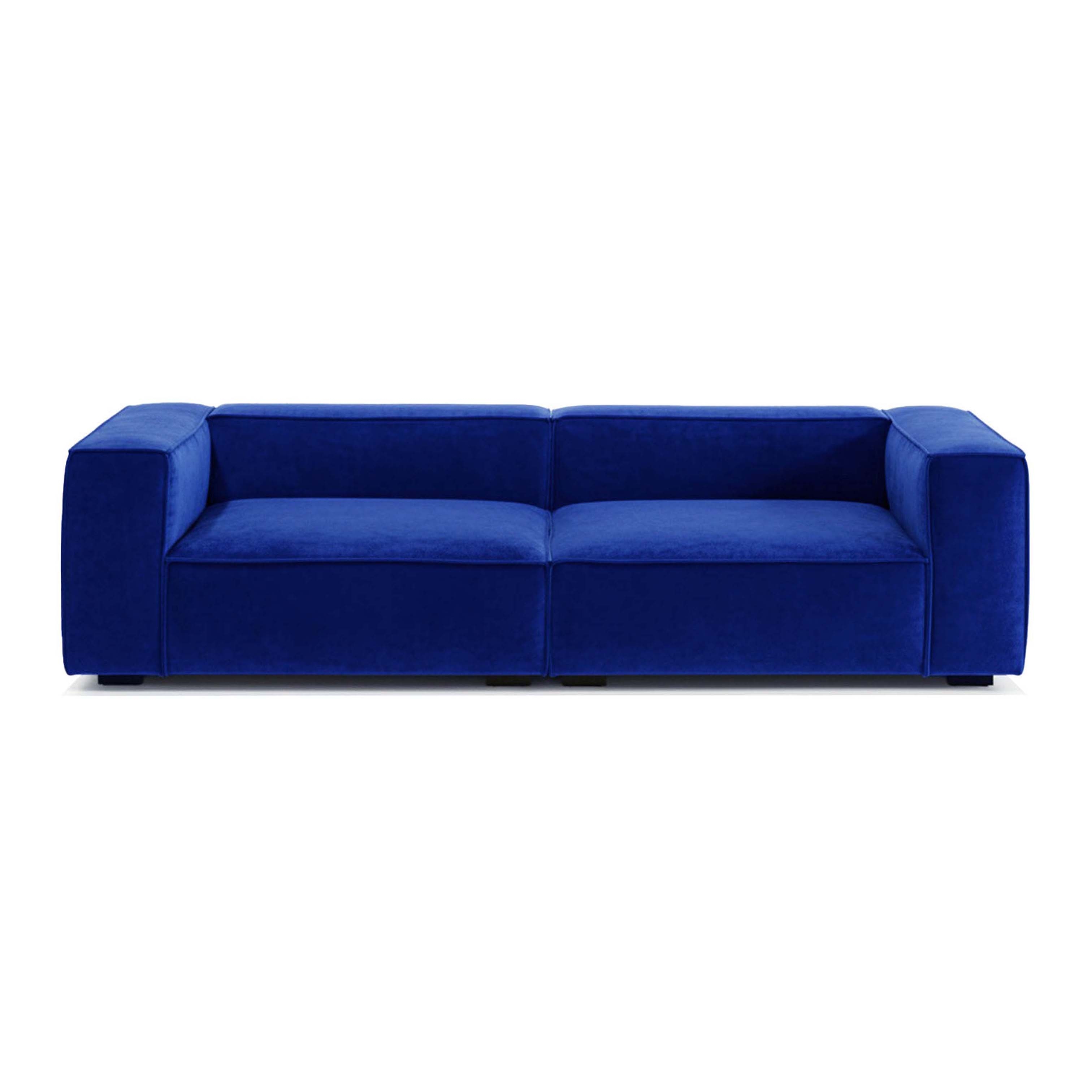 Display product Arraigo Sofa Blue Velvet from manufacturer moanne