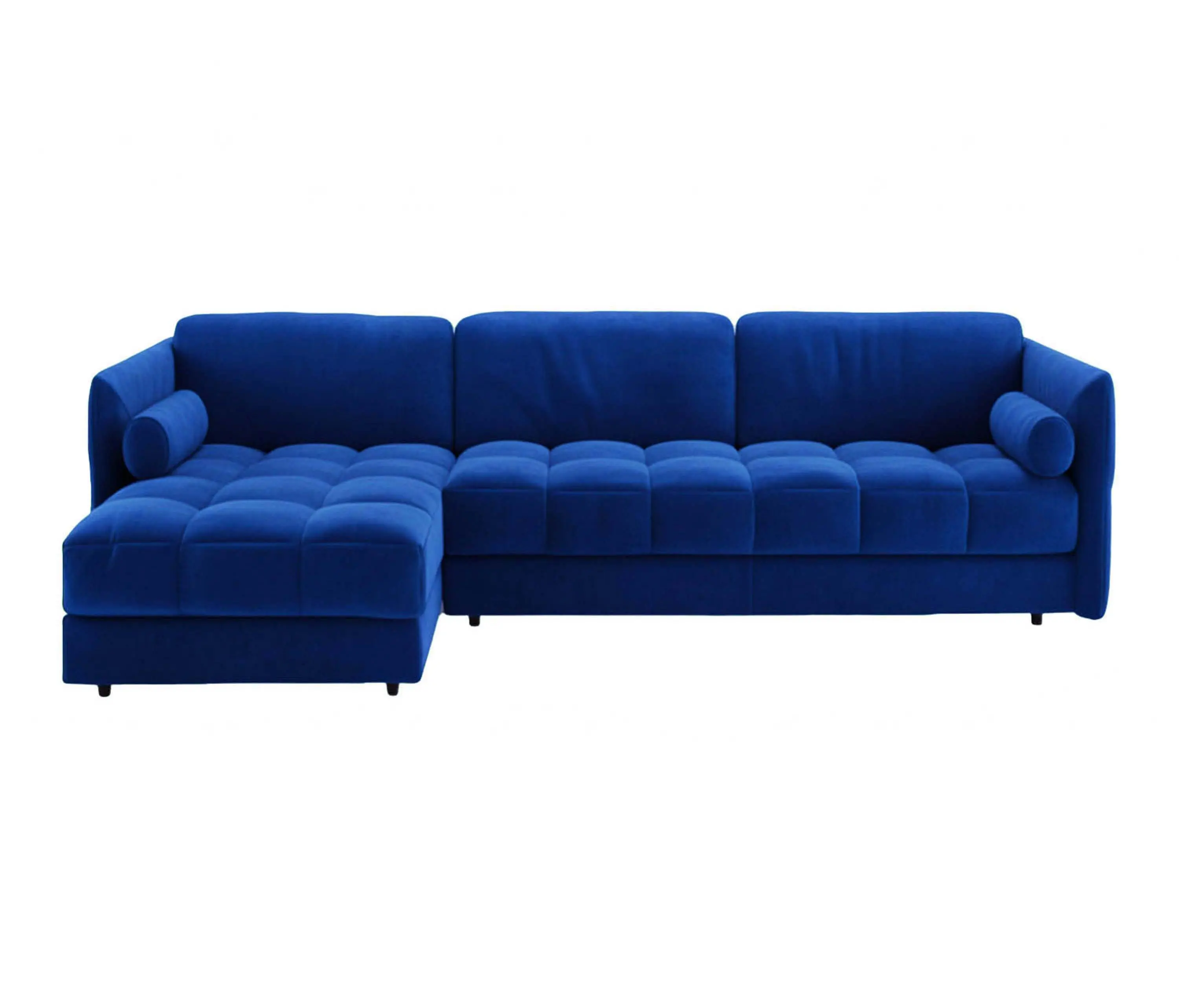 moanne - Vínculo Sectional Sofa Blue Velvet