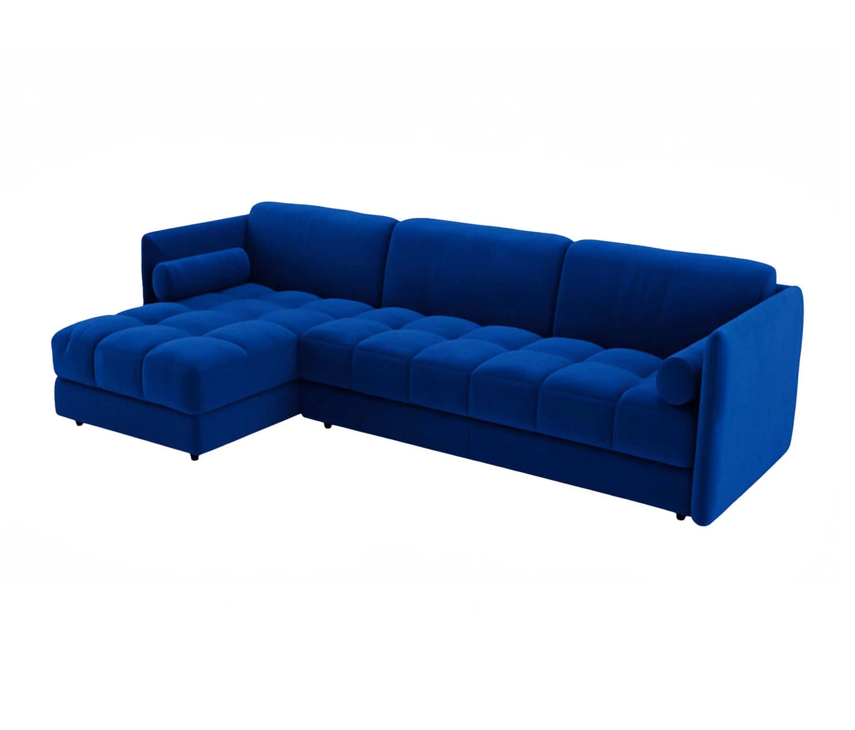 moanne - Vínculo Sectional Sofa Blue Velvet