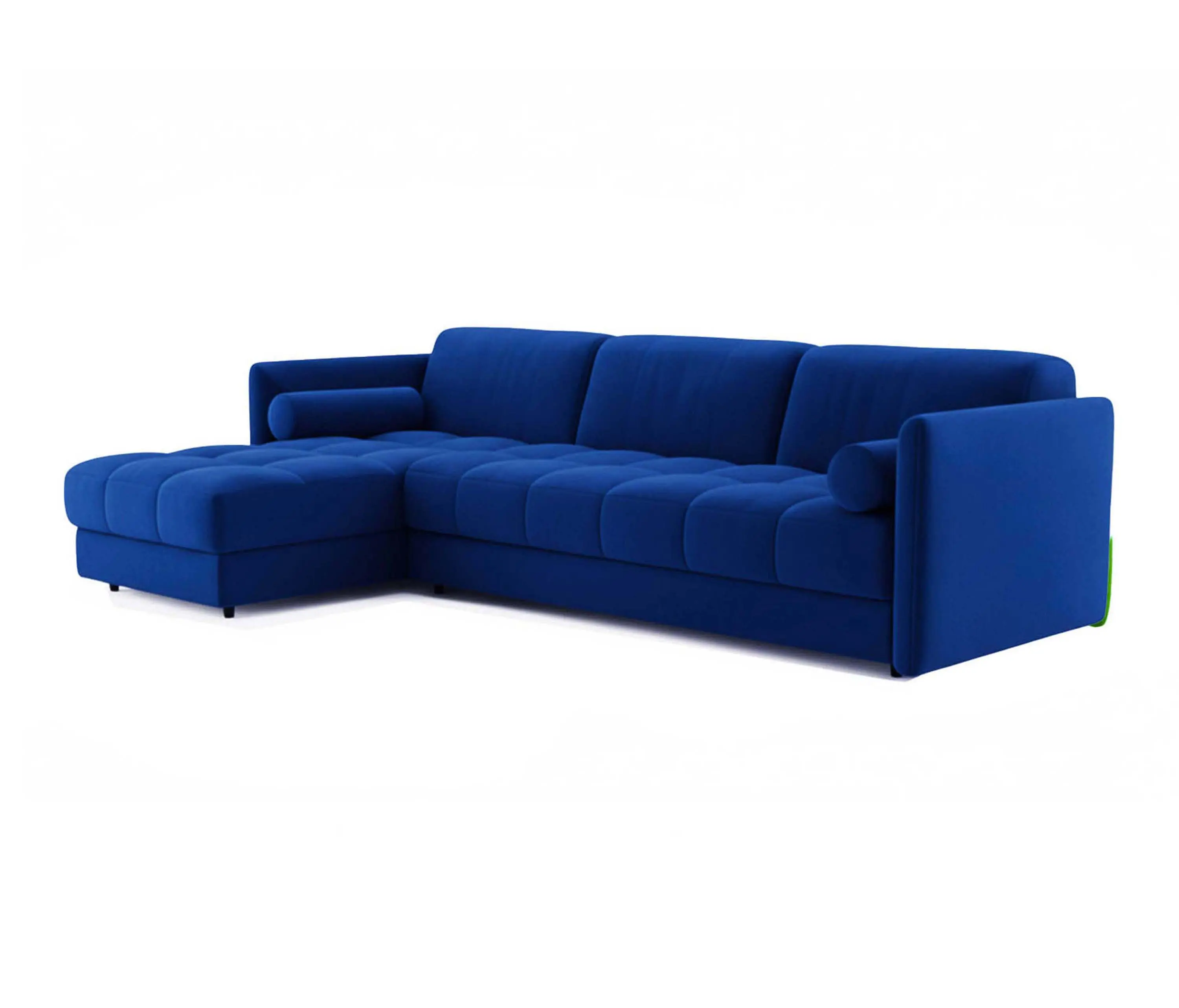 moanne - Vínculo Sectional Sofa Blue Velvet
