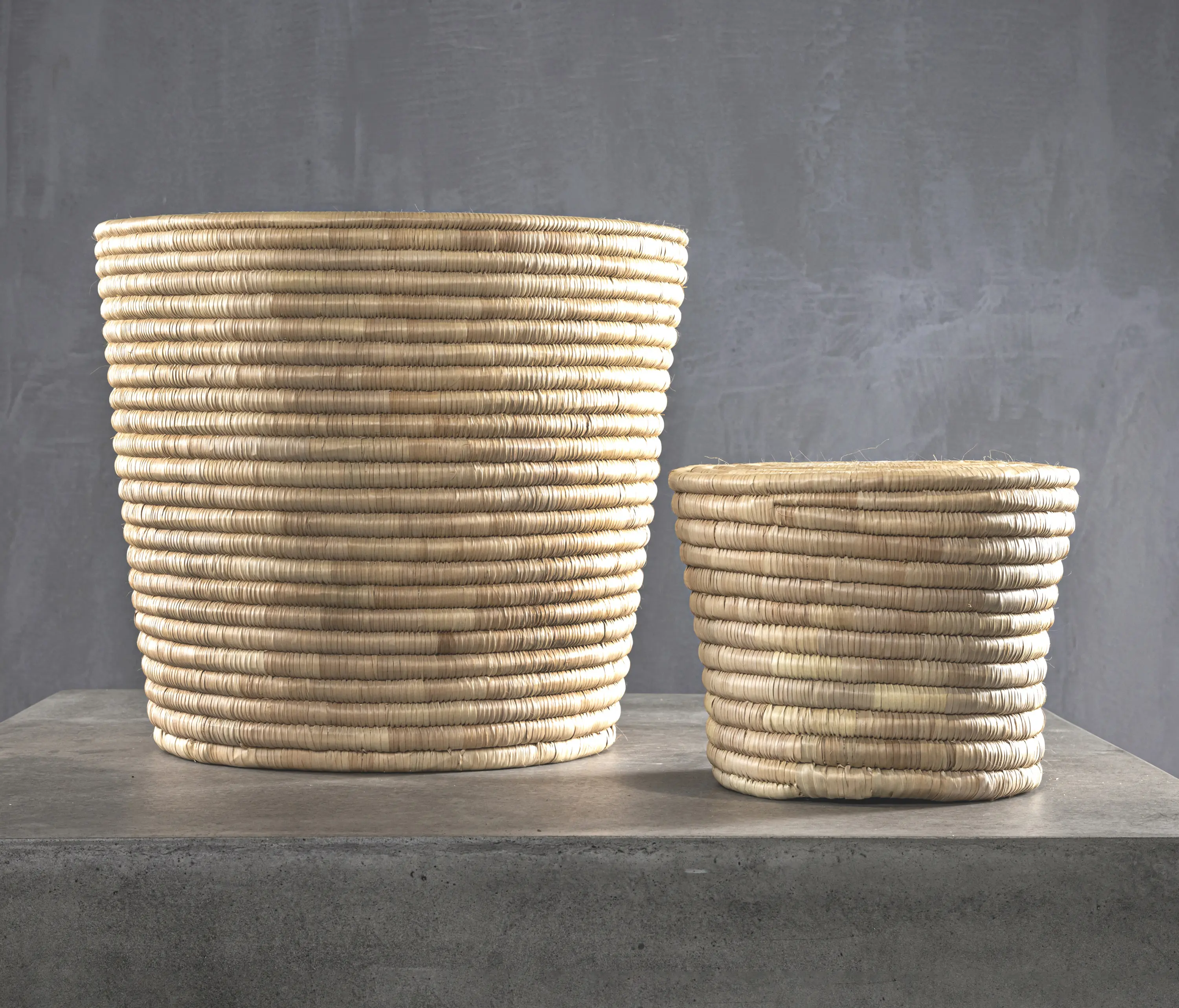 Set Collection - Malawi | In Out Cone Side Tables Large Set of 2