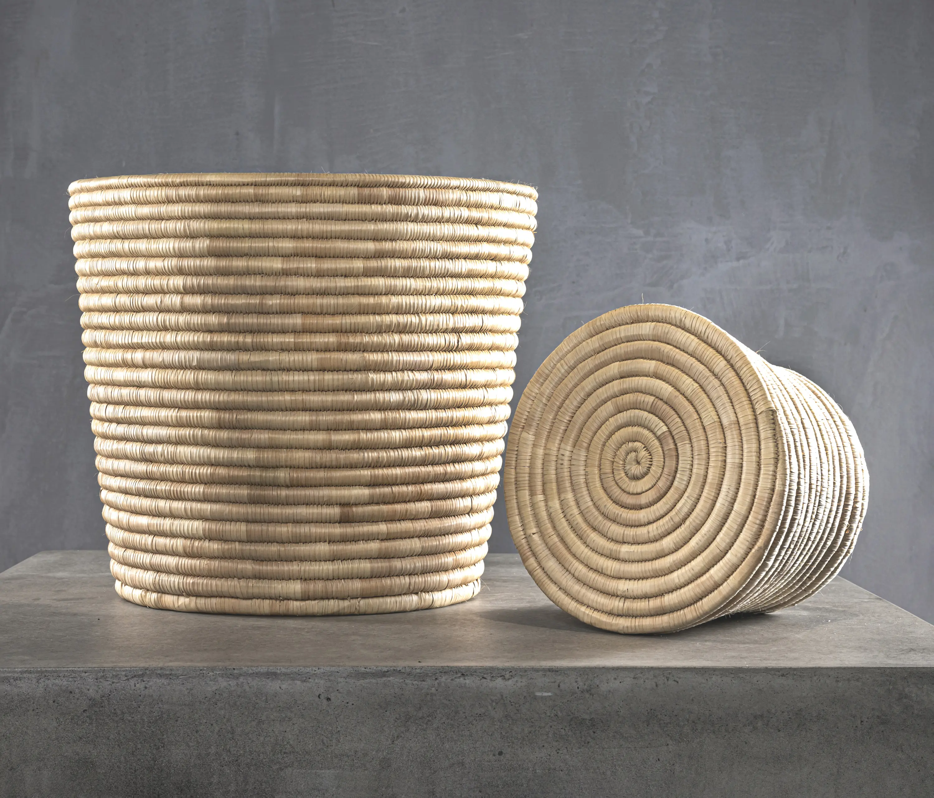 Set Collection - Malawi | In Out Cone Side Tables Large Set of 2