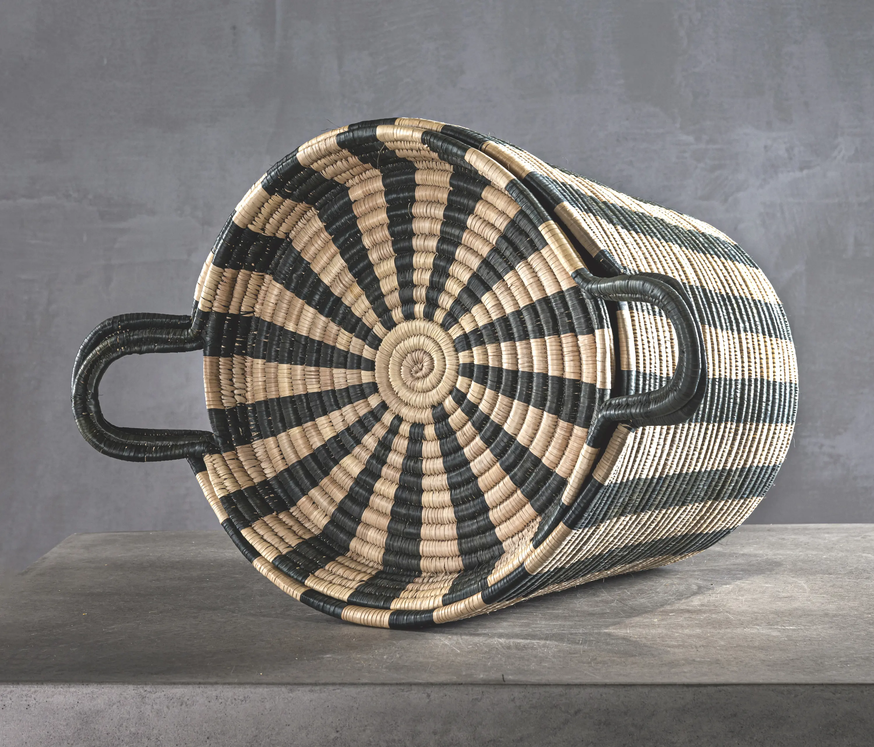 Set Collection - Malawi | Ineke Basket Black Stripes Big