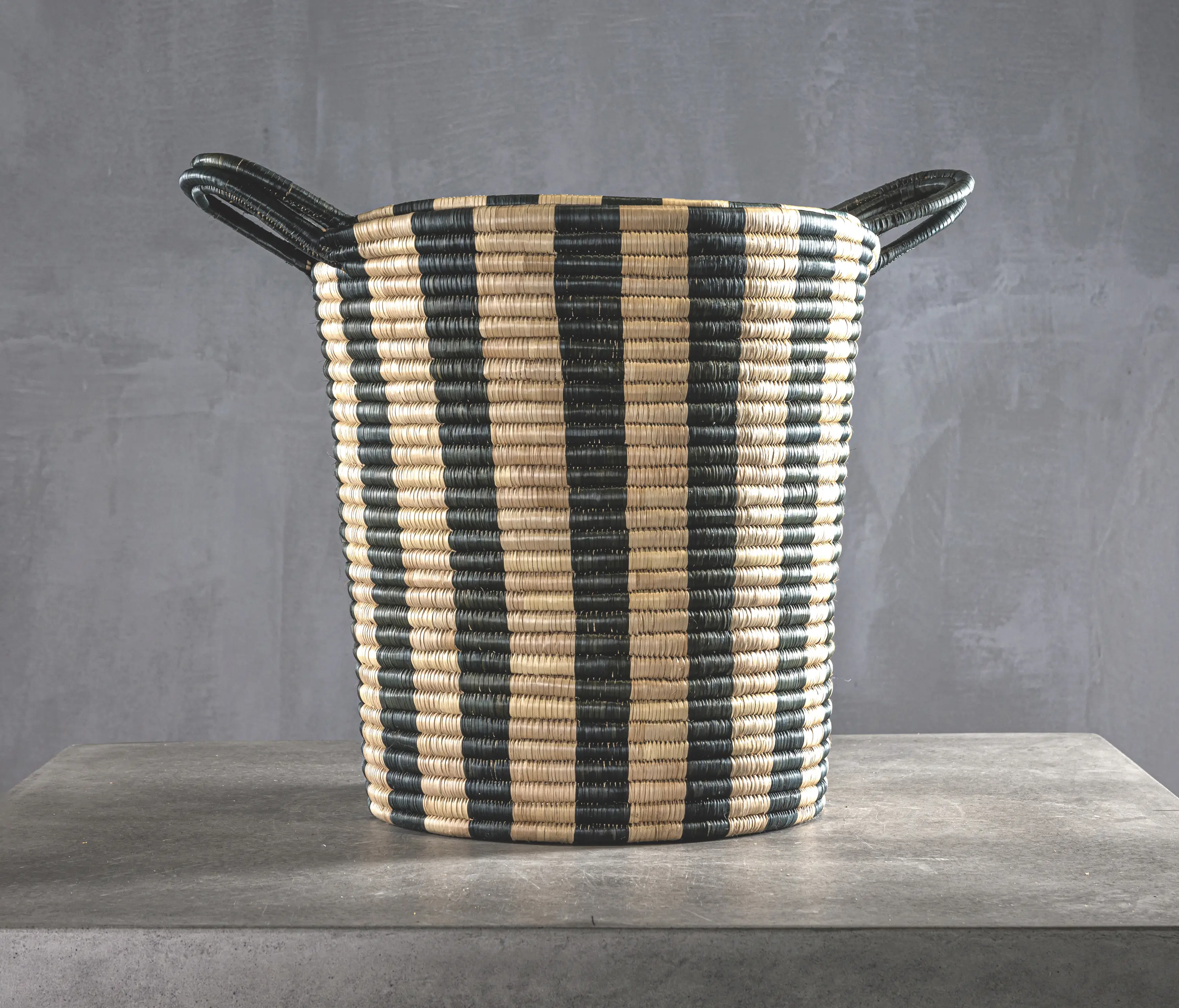 Set Collection - Malawi | Ineke Basket Black Stripes Big