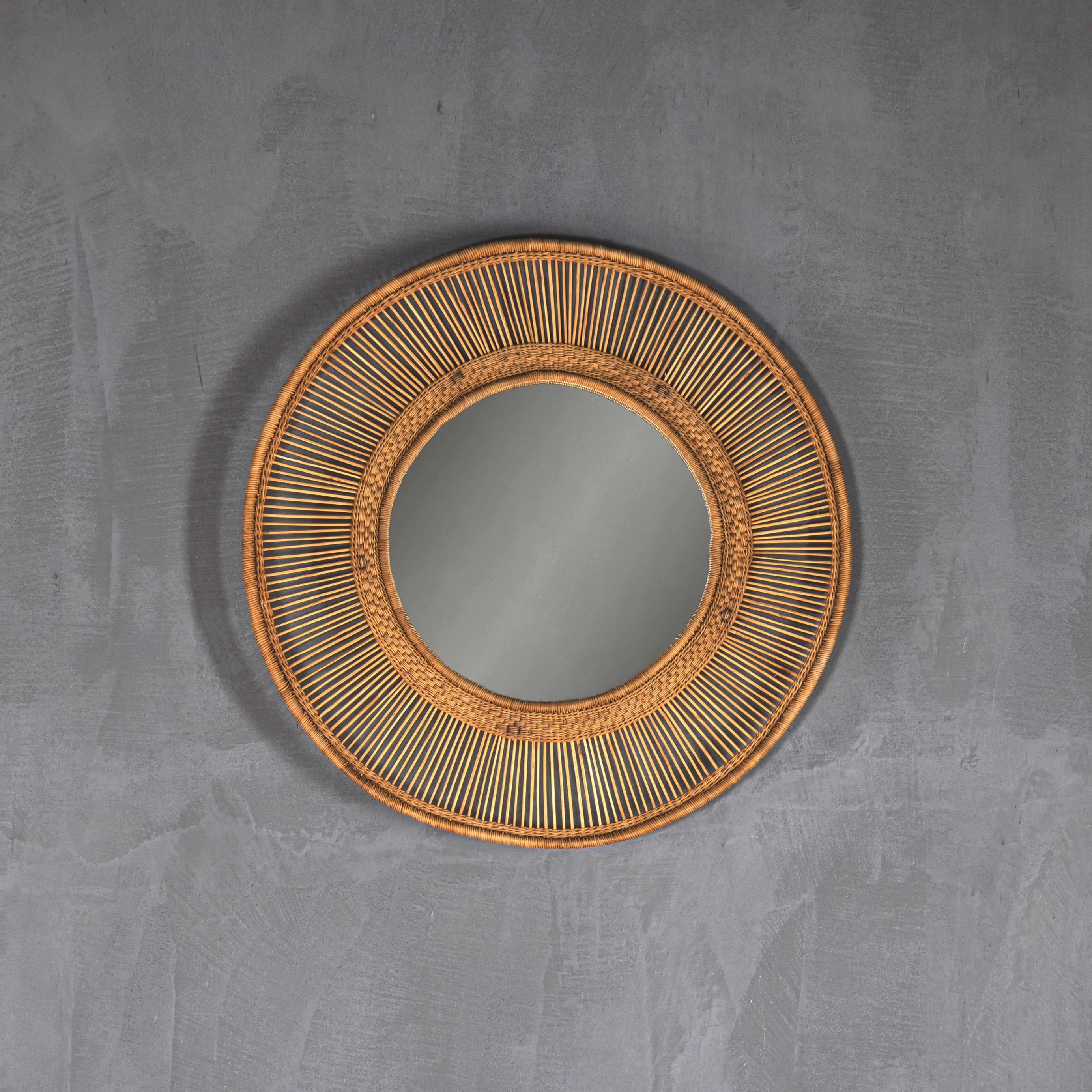 Vertoon produk Malawi | Mirror Round Natural Large van vervaardiger Set Collection