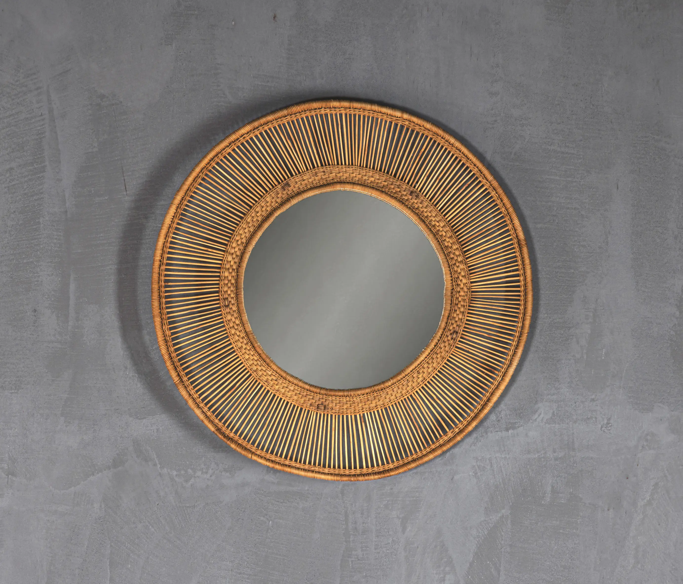 Set Collection - Malawi | Mirror Round Natural Large