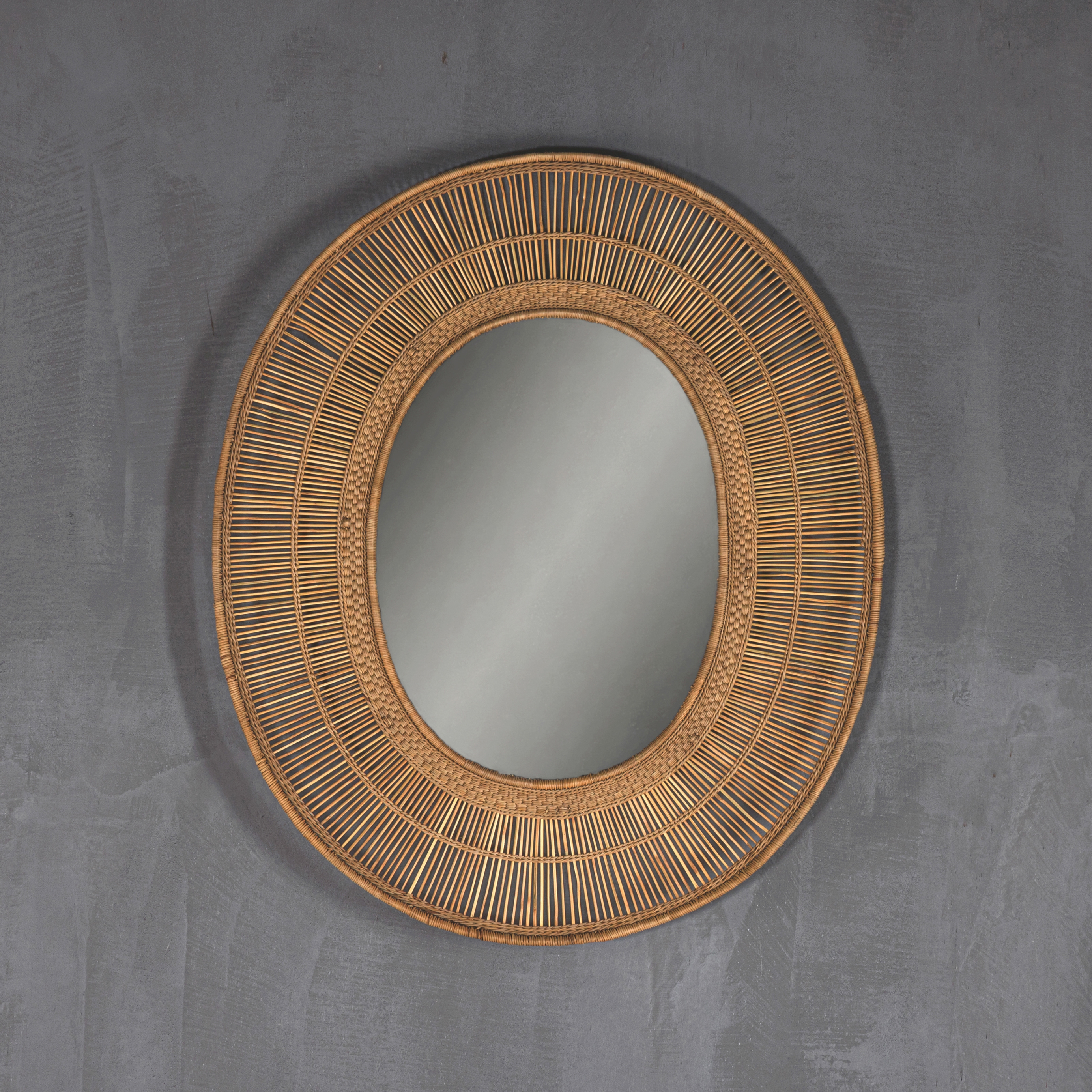 Mostrar el producto Malawi | Mirror Oval Natural Large del fabricante Set Collection