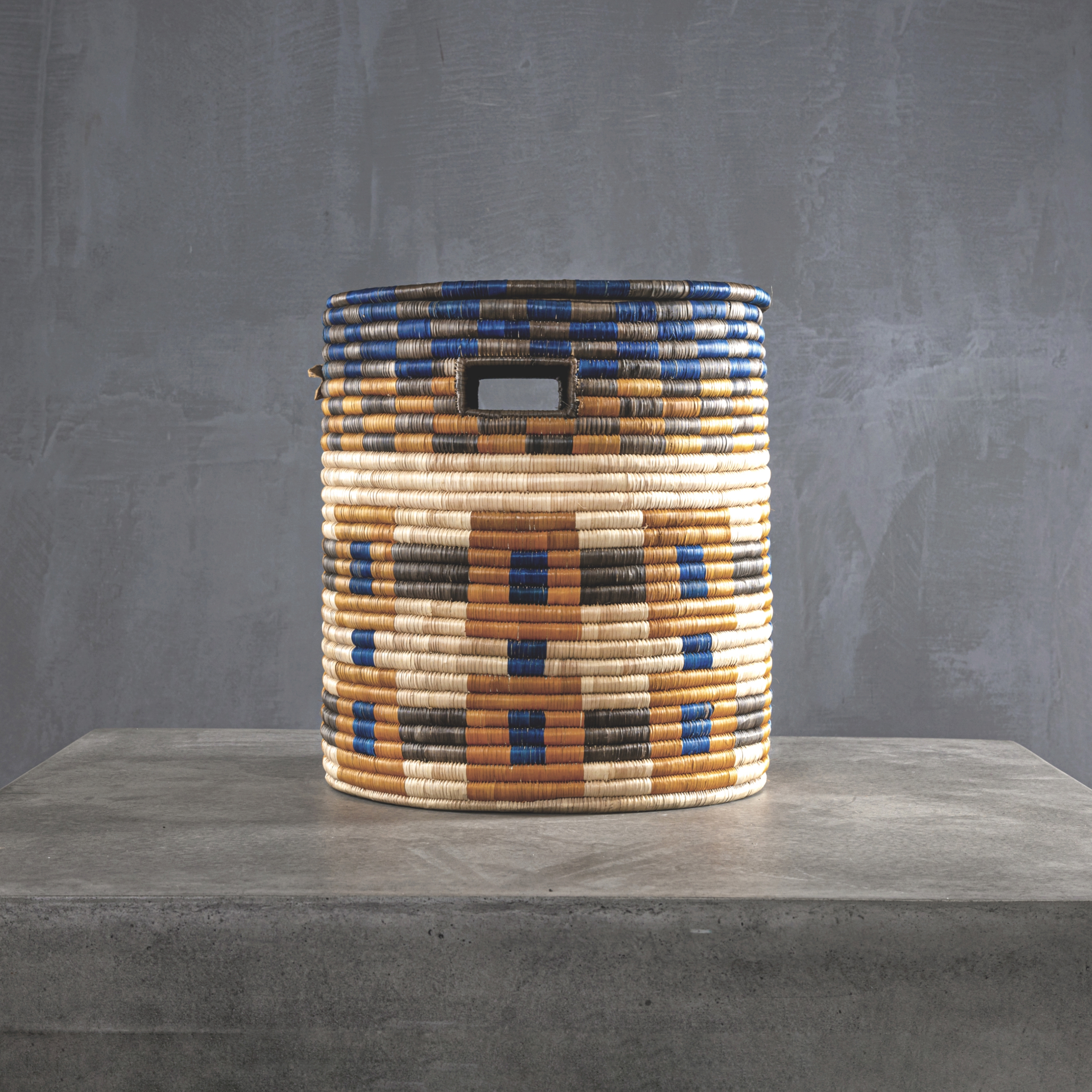 Vertoon produk Malawi | Mosaic Basket Medium van vervaardiger Set Collection
