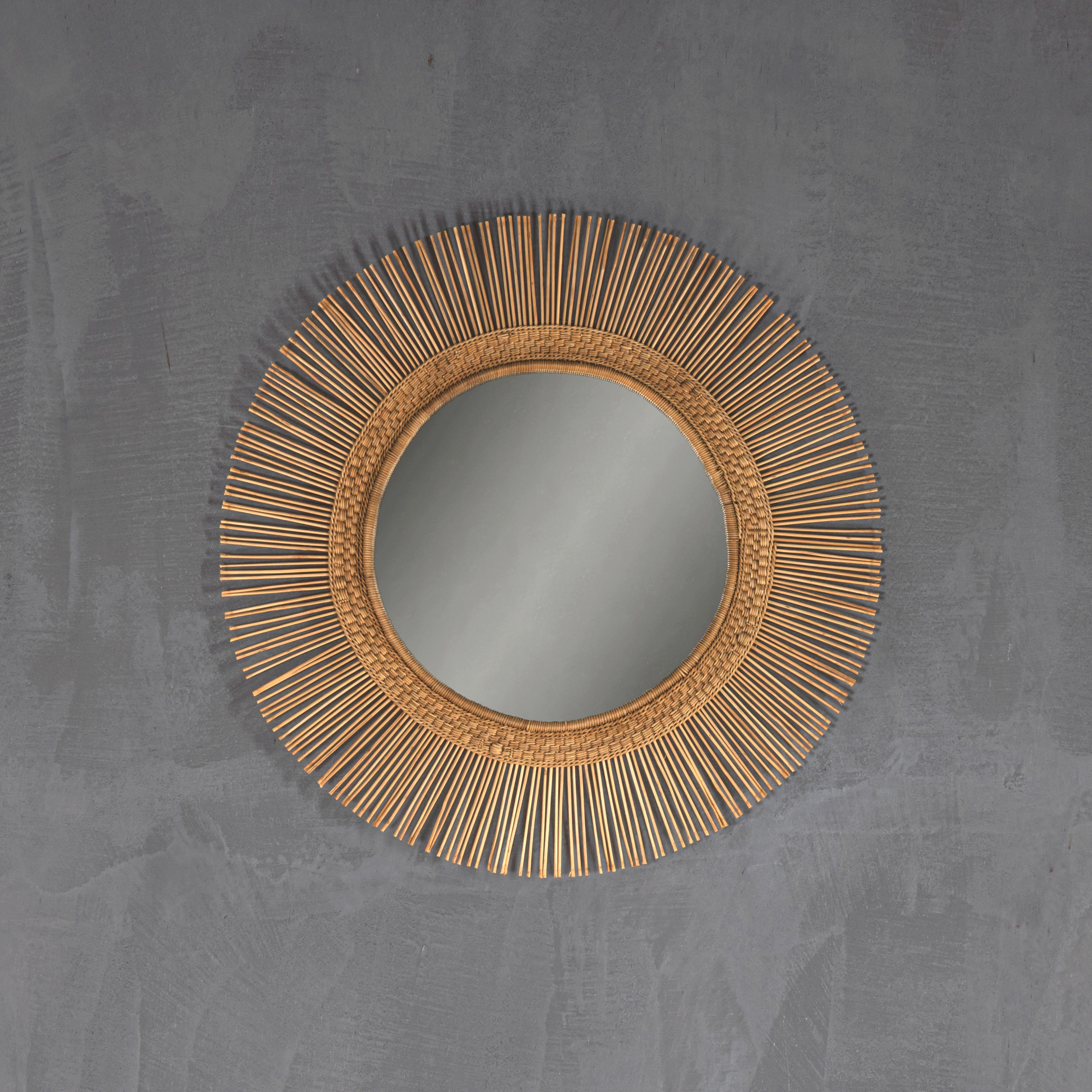 Mostrar el producto Malawi | Sun Round/Oval Mirror Natural Large del fabricante Set Collection