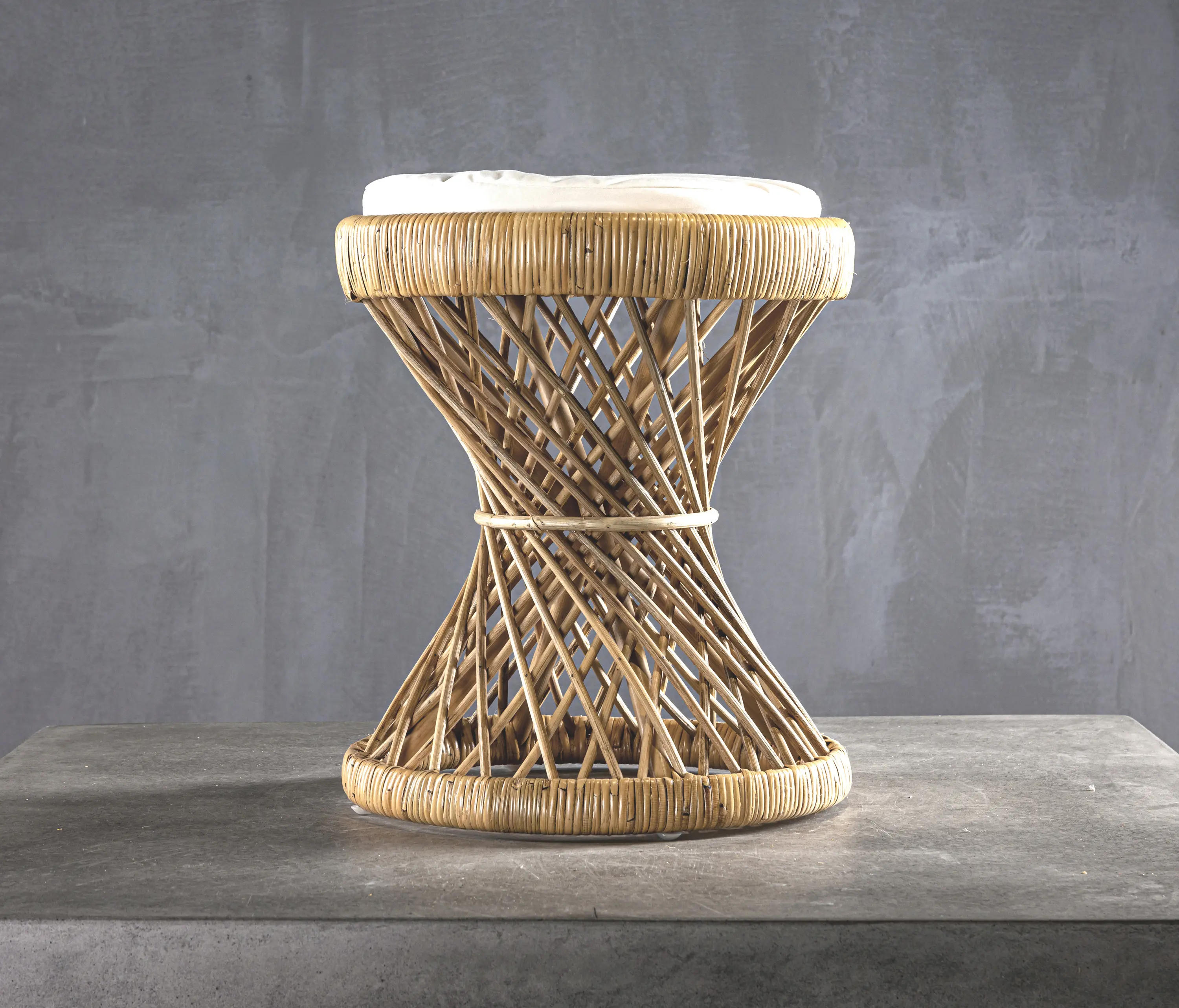 Set Collection - Kanso | Peacock 45 Stool with Cushion