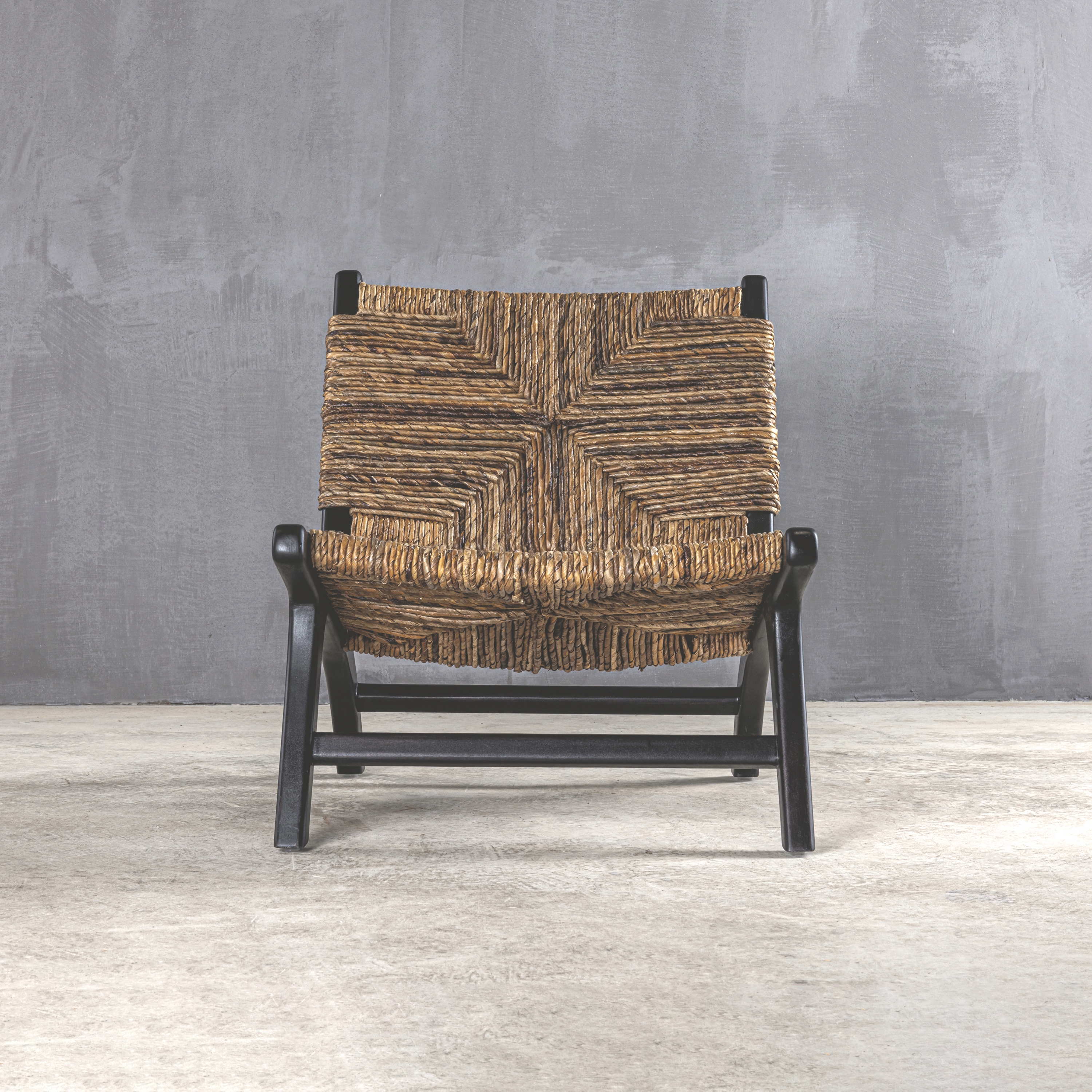 Produkt Kanso | Vermont Lounge Chair Teak Rope Black des Herstellers Set Collection anzeigen