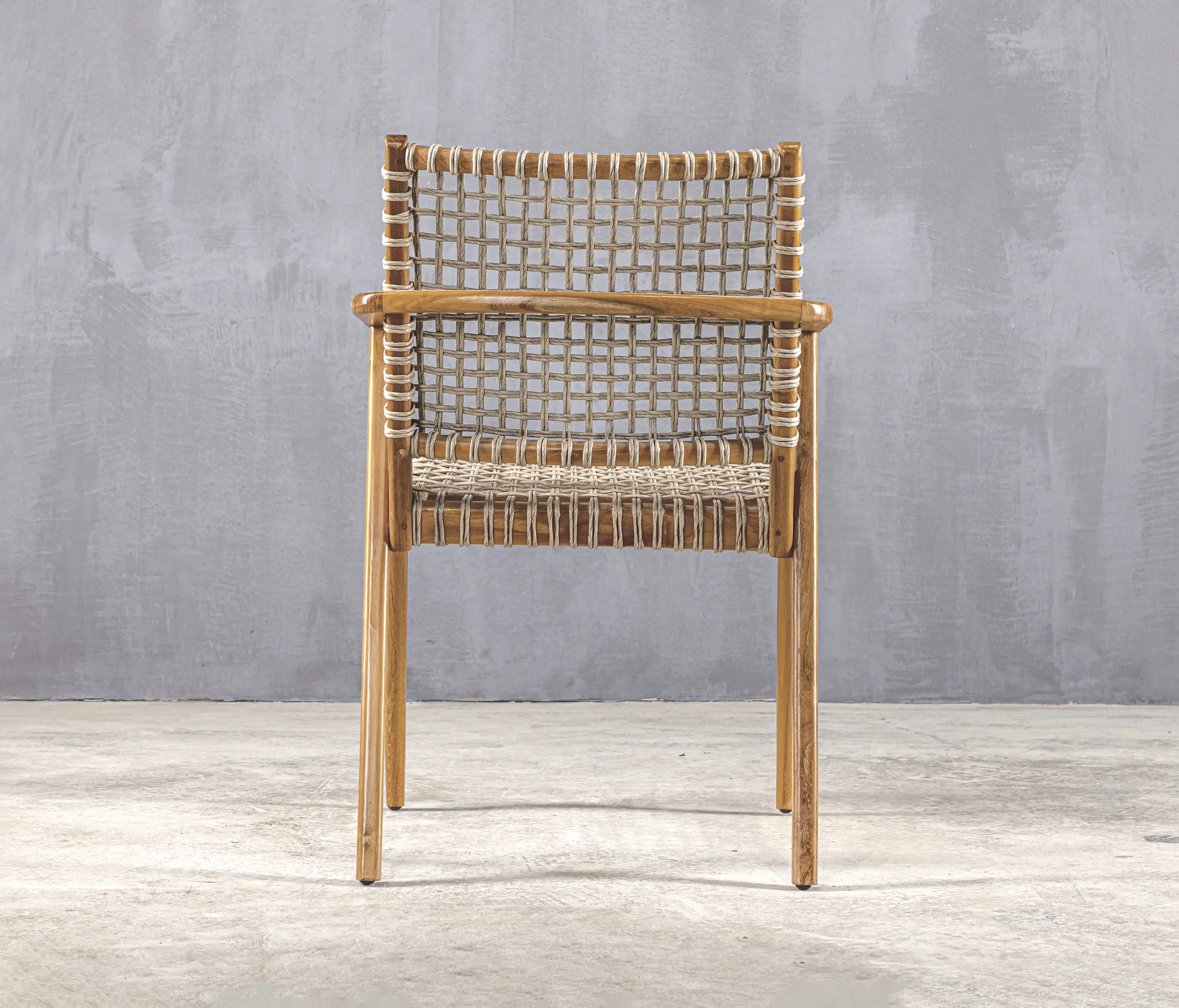 Set Collection - Slow | Conchita Armchair Rope Beige Teak