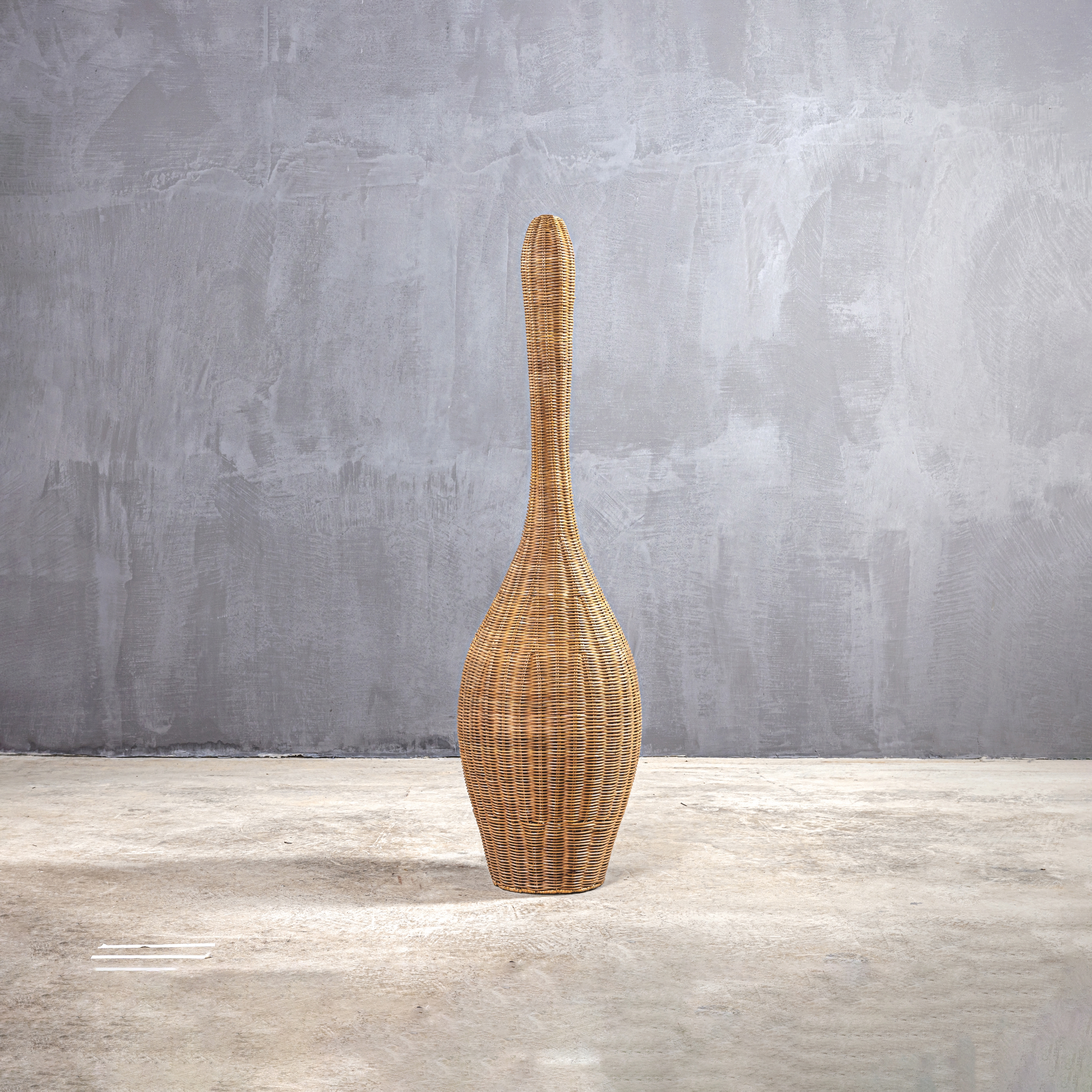 Display product Slow | Flames Floor Lamp Rattan Small 120 from manufacturer Set Collection