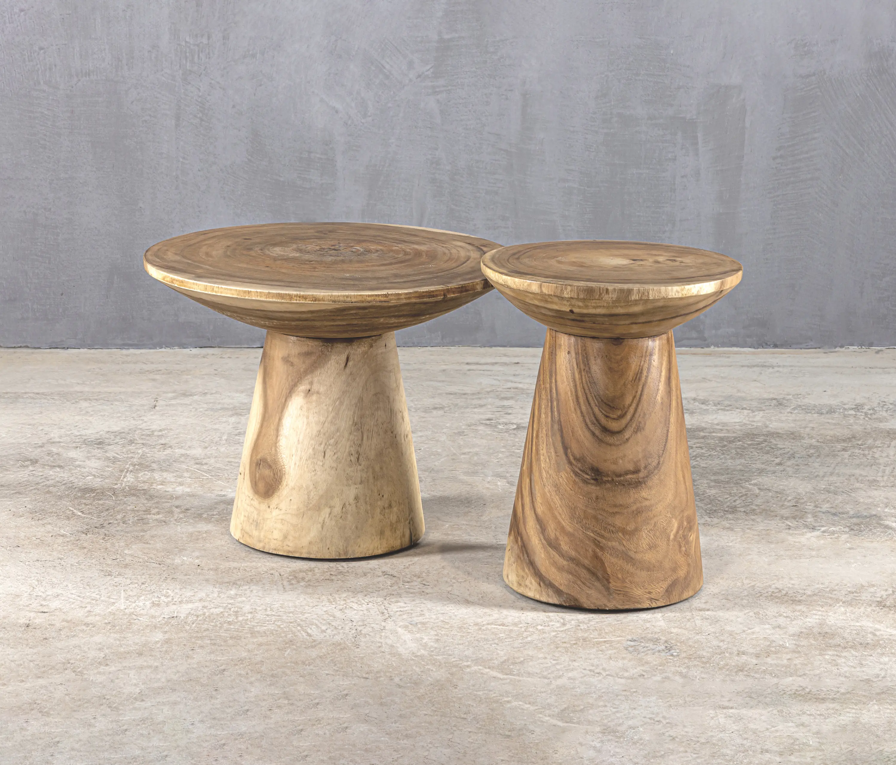 Set Collection - Slow | Mushroom Side Table Suar 40