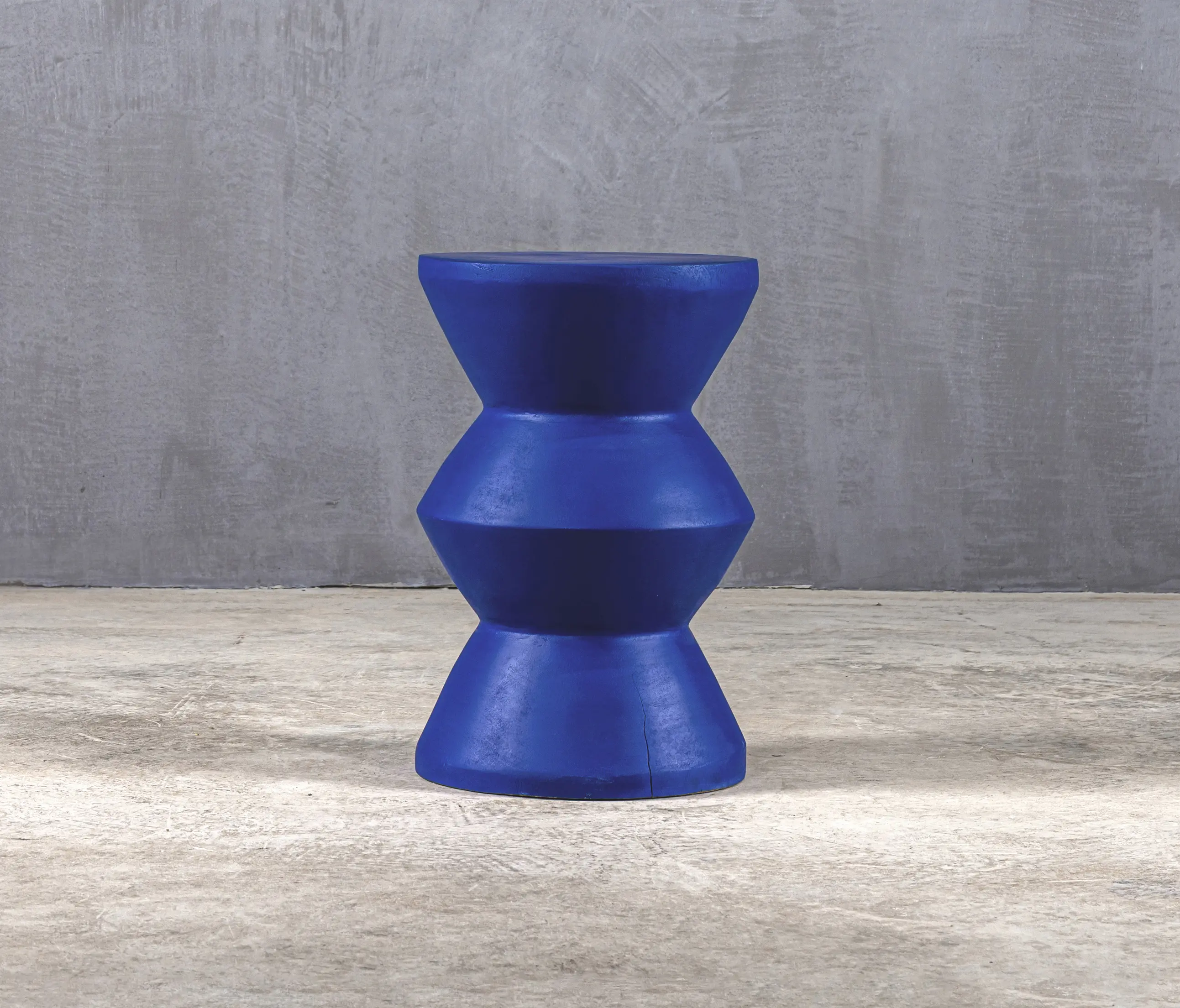 Set Collection - Slow | Zig Zag 45 Stool Suar Blue Cobalt