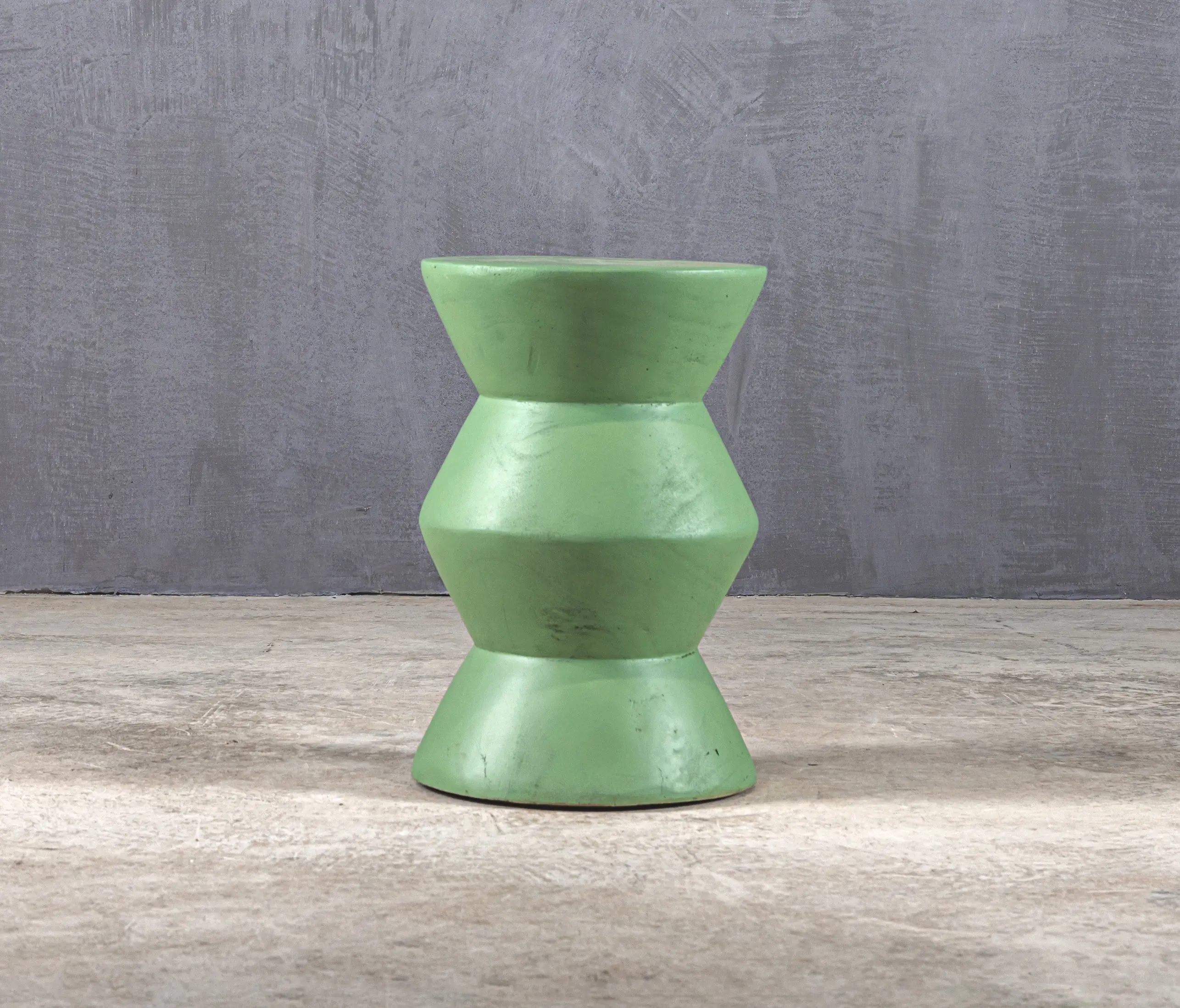 Set Collection - Slow | Zig Zag 45 Stool Suar Fern Green