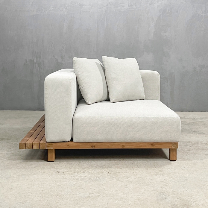 Display product Slow | Hanoi Corner Element Sofa Teak from manufacturer Set Collection