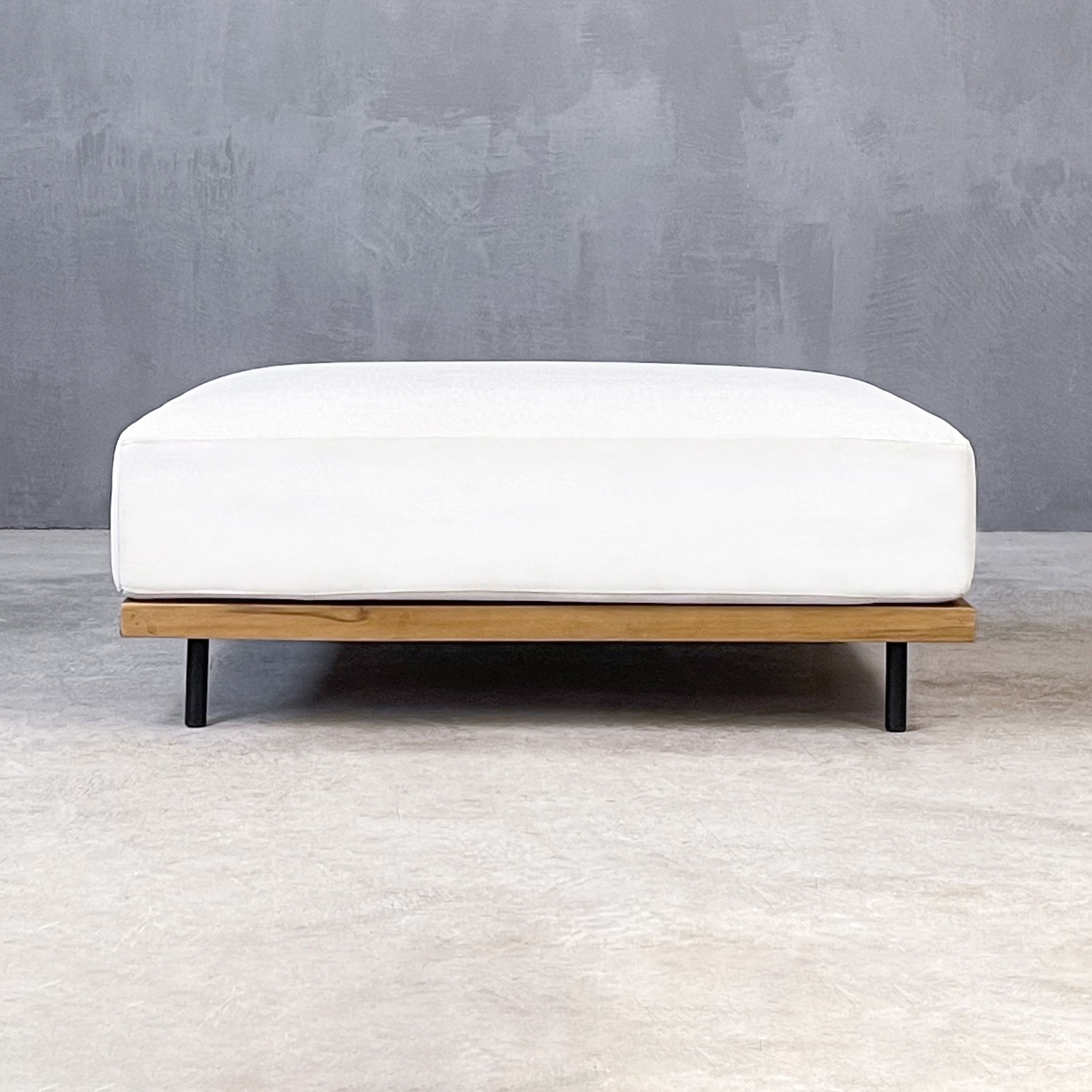 Mostrar el producto Kanso | Letizia Pouf Element Sofa Teak Αluminium del fabricante Set Collection