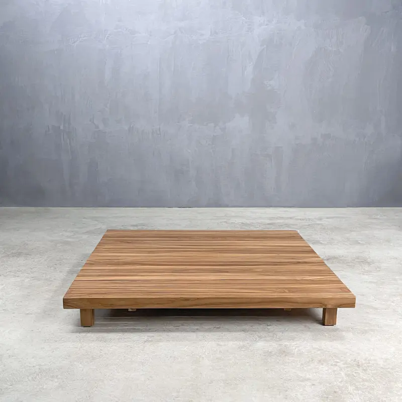 Set Collection - Slow | Hanoi 120 Coffee Table Square Teak