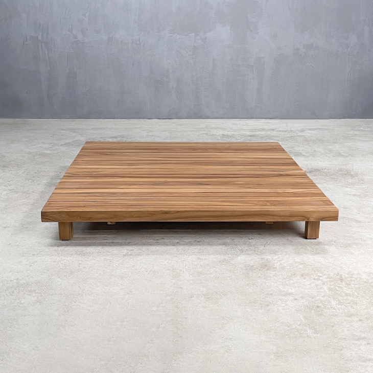 Display product Slow | Hanoi 120 Coffee Table Square Teak from manufacturer Set Collection