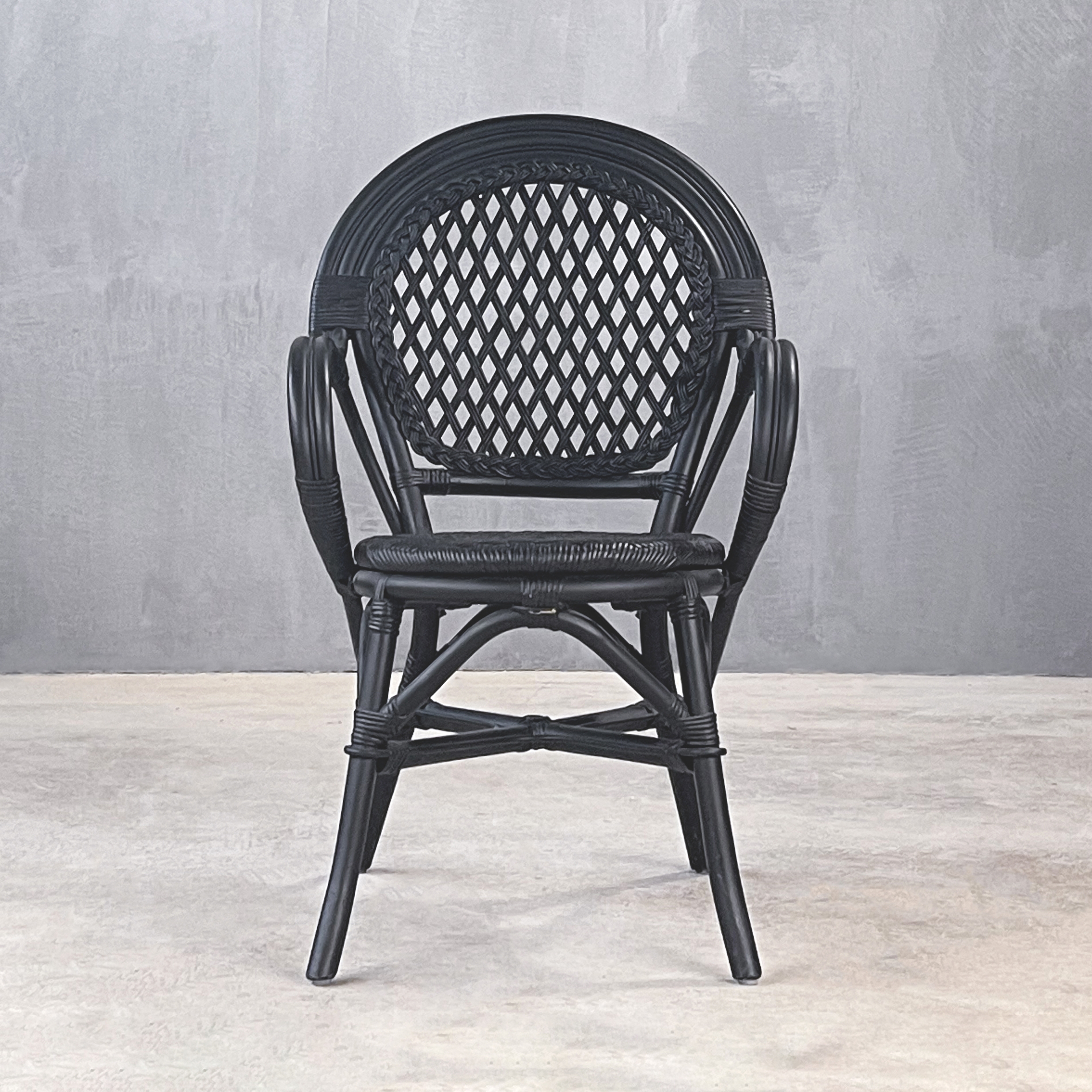Display product Kanso | Asmara Dining Armchair Black from manufacturer Set Collection
