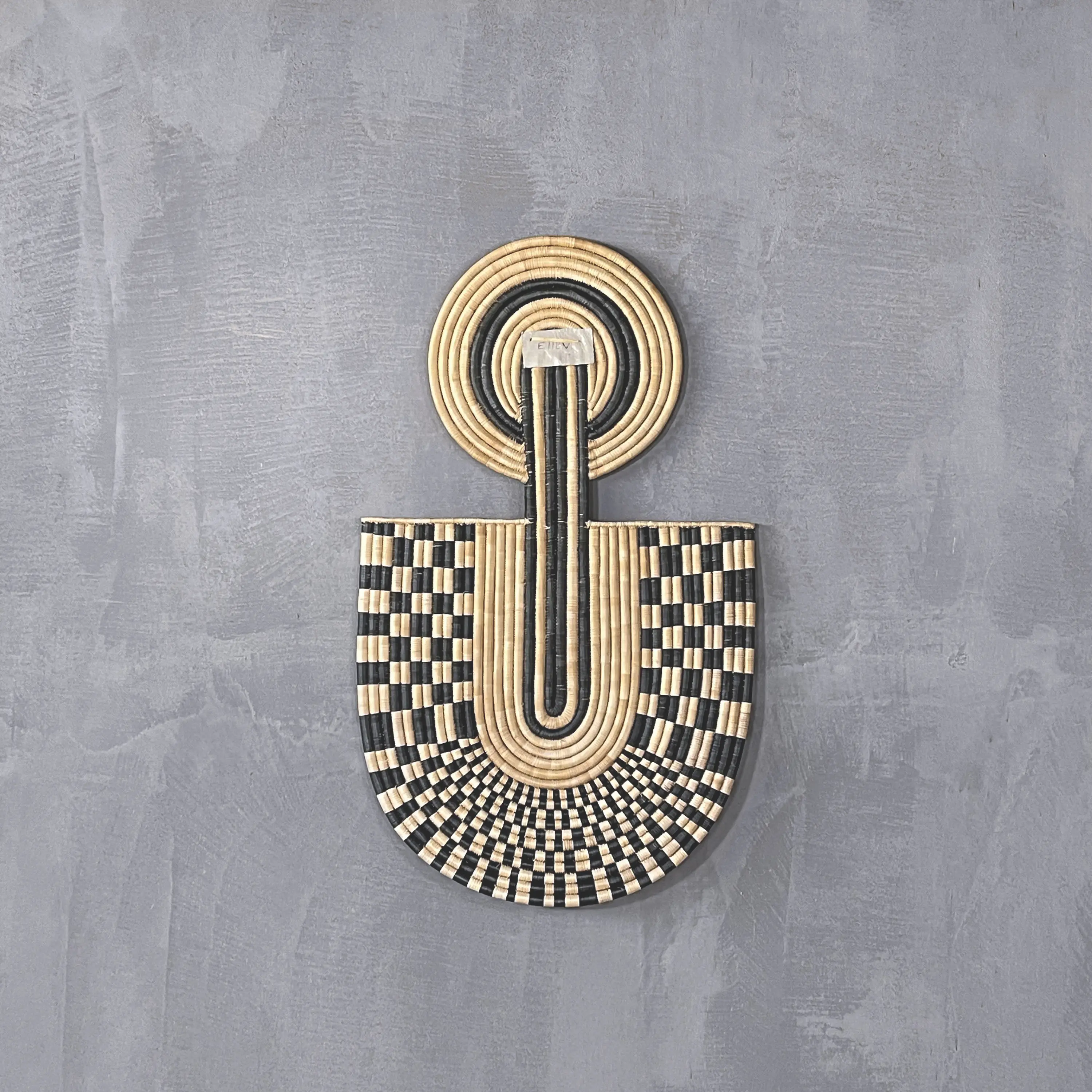 Set Collection - Malawi | Abstract Mask 1 Wall Hanging Black