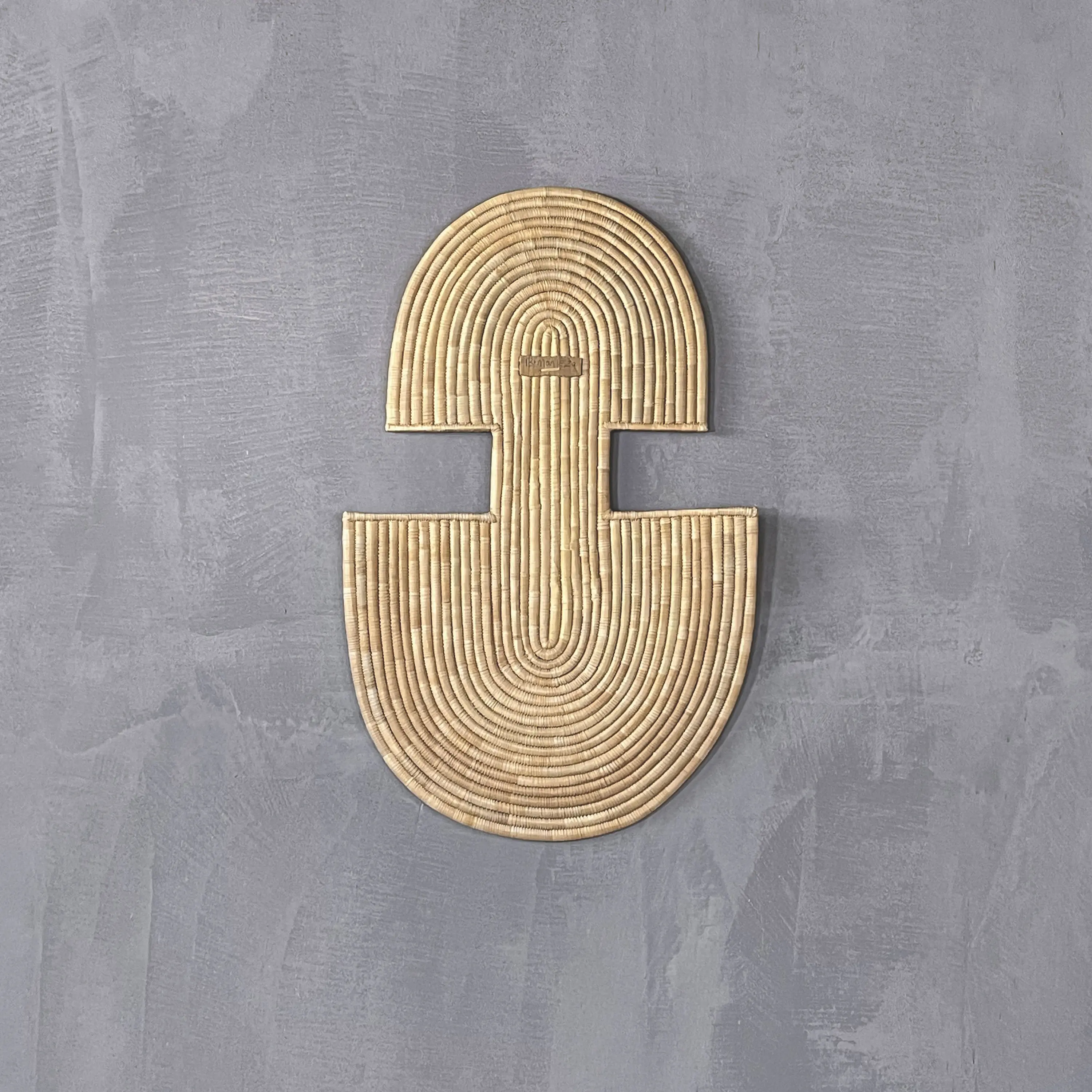 Set Collection - Malawi | Abstract Mask 2 Wall Hanging Natural