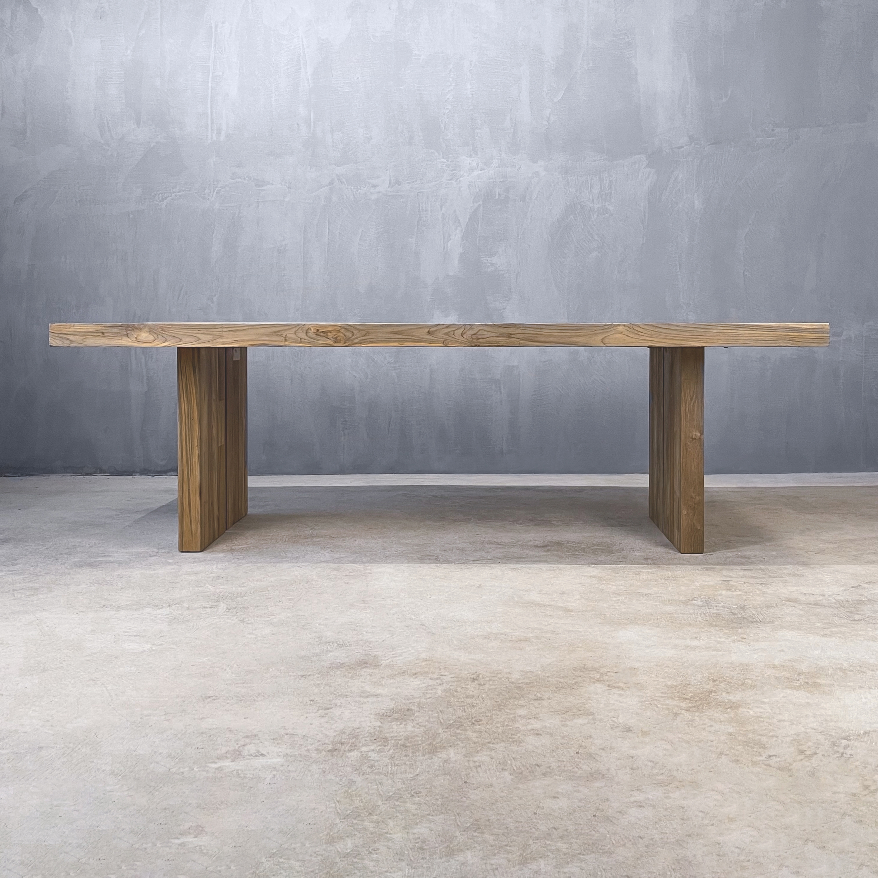Display product Slow Reclaimed | Monsoon 250 Dining Table Reclaimed Teak from manufacturer Set Collection