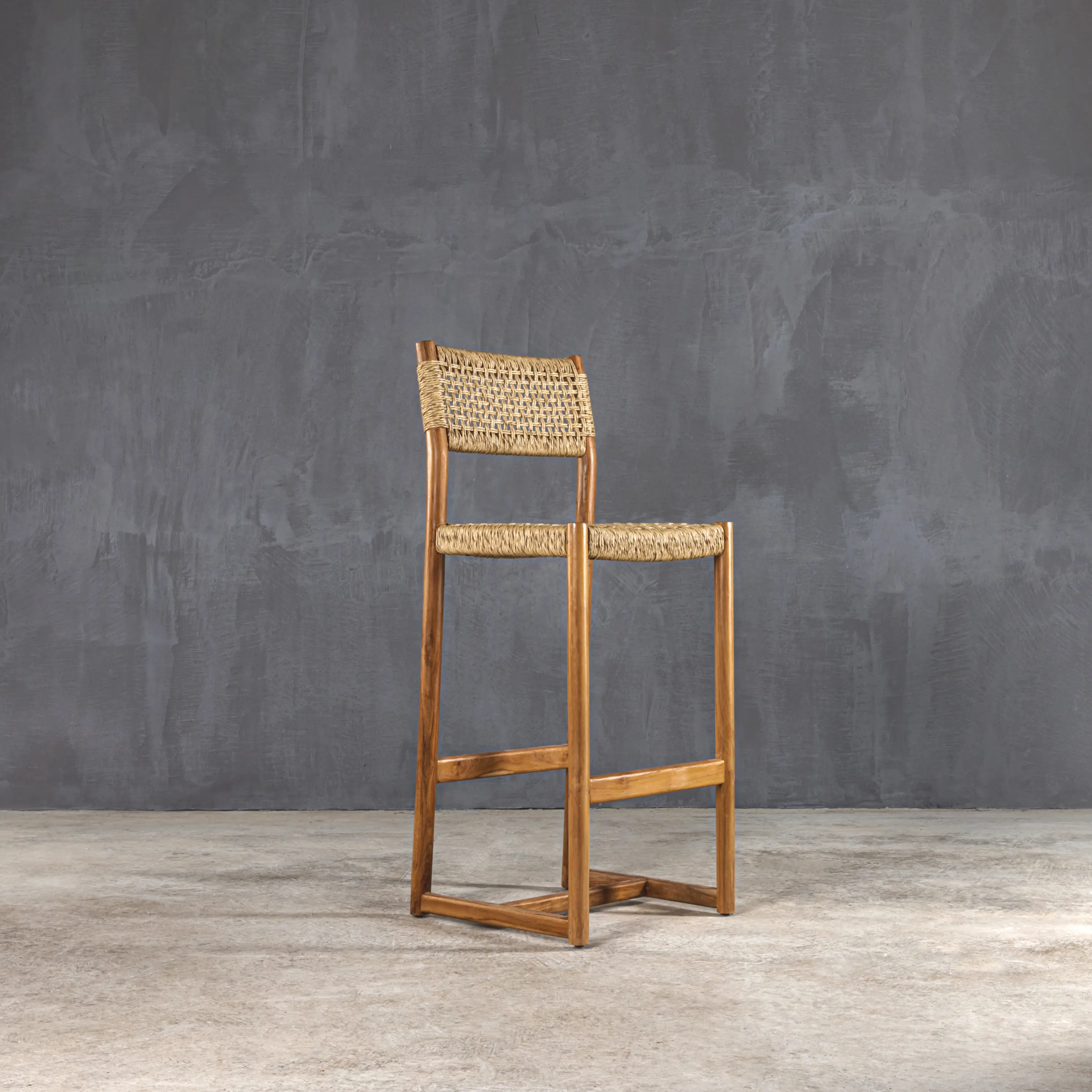 Set Collection - Kanso | Rette 72 Barstool Reclaimed Teak