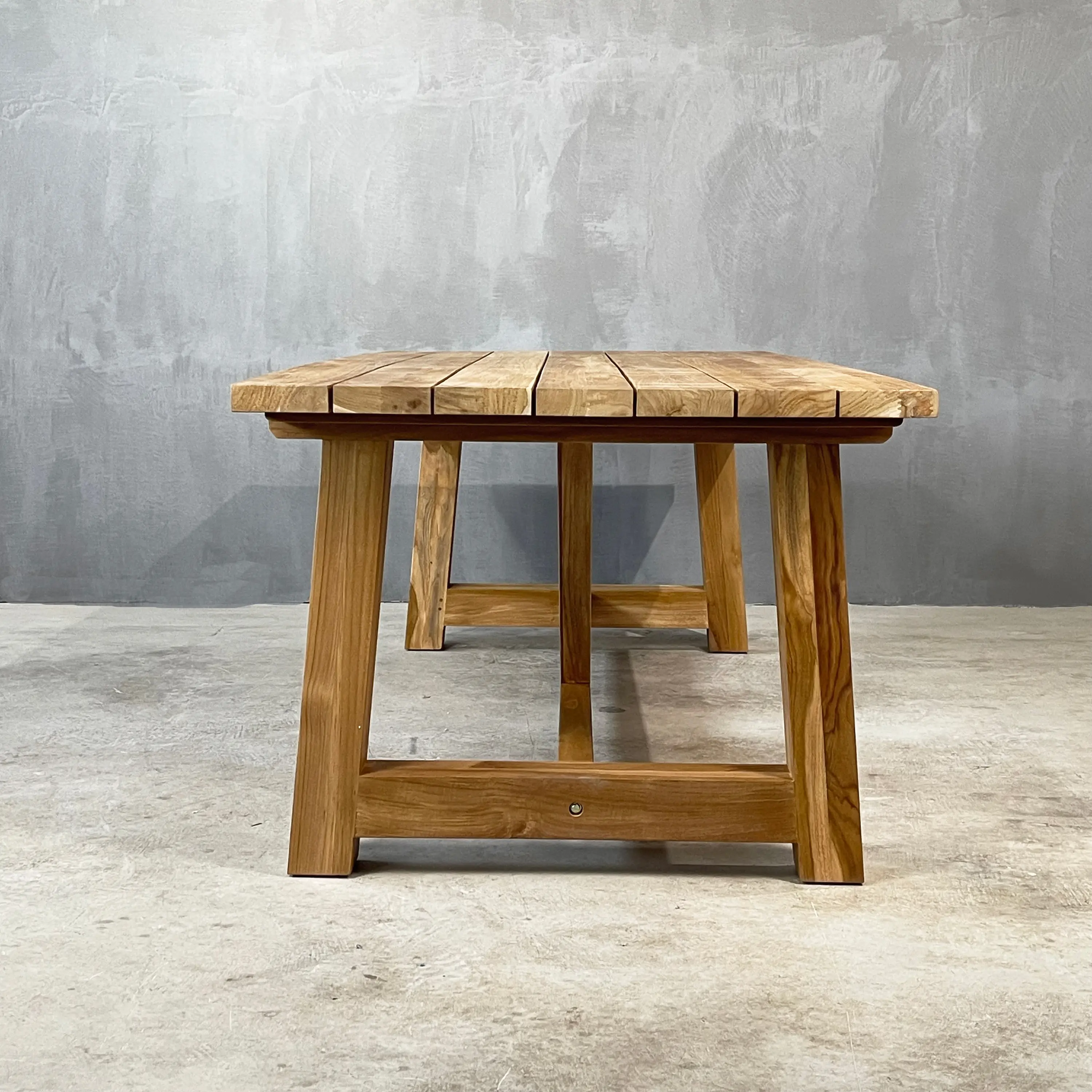 Set Collection - Slow | Lincoln Table Brushed Teak Grade B' 220