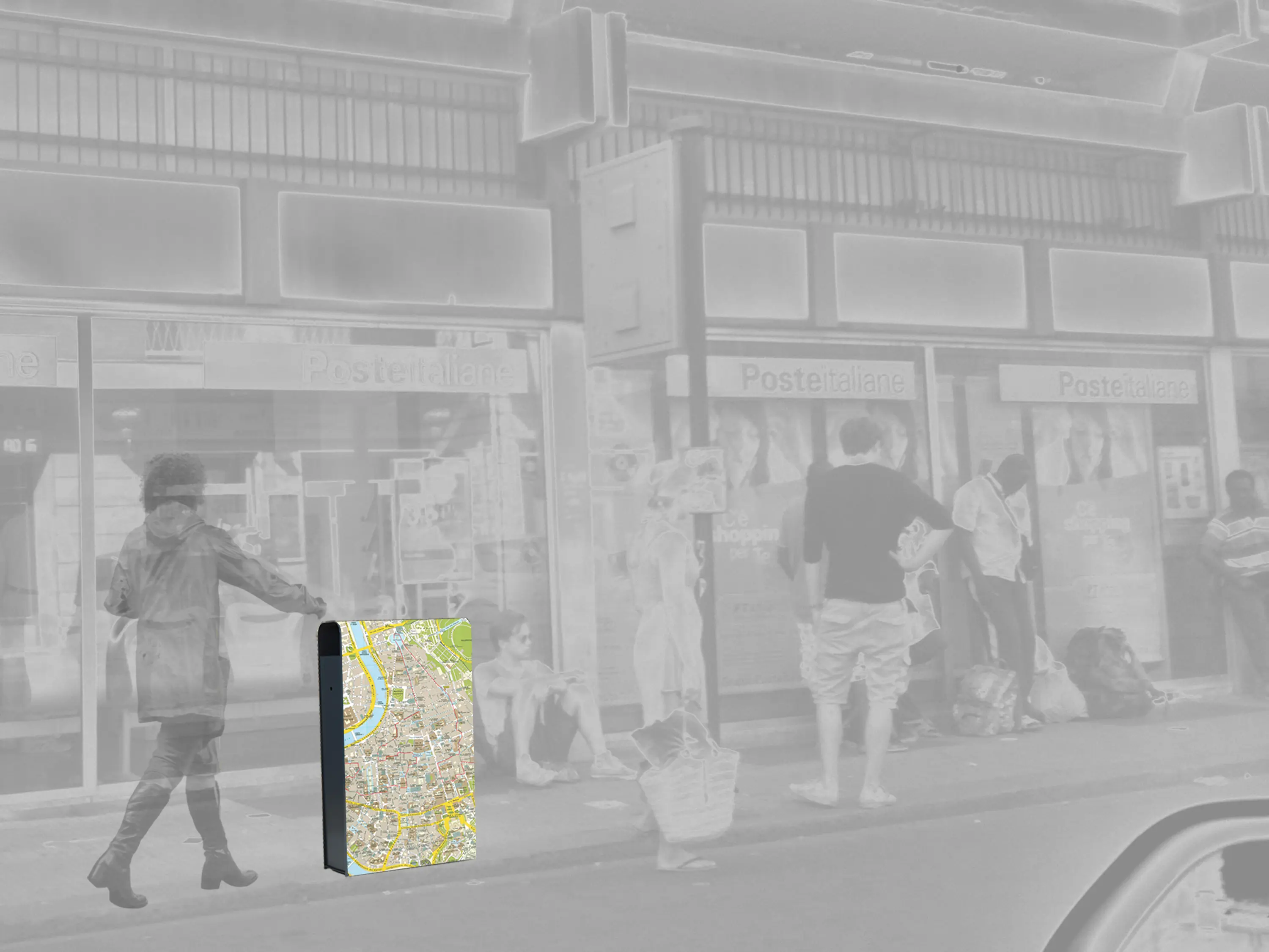 Euroform W - Band Abfallbehälter