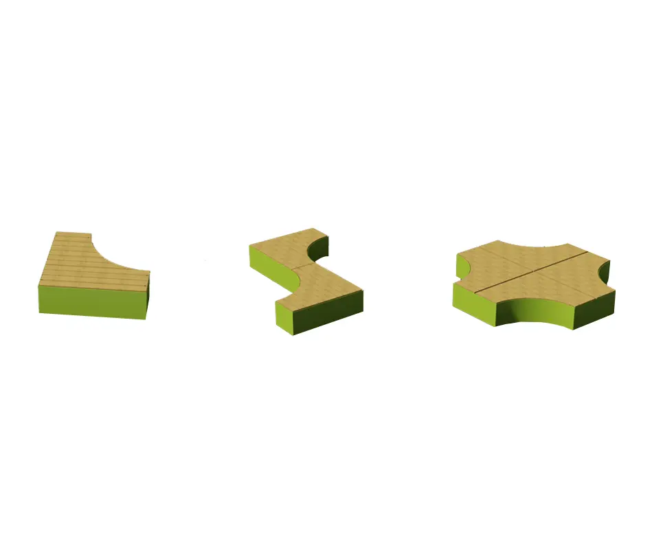 Euroform W - Isola modular bench & planter