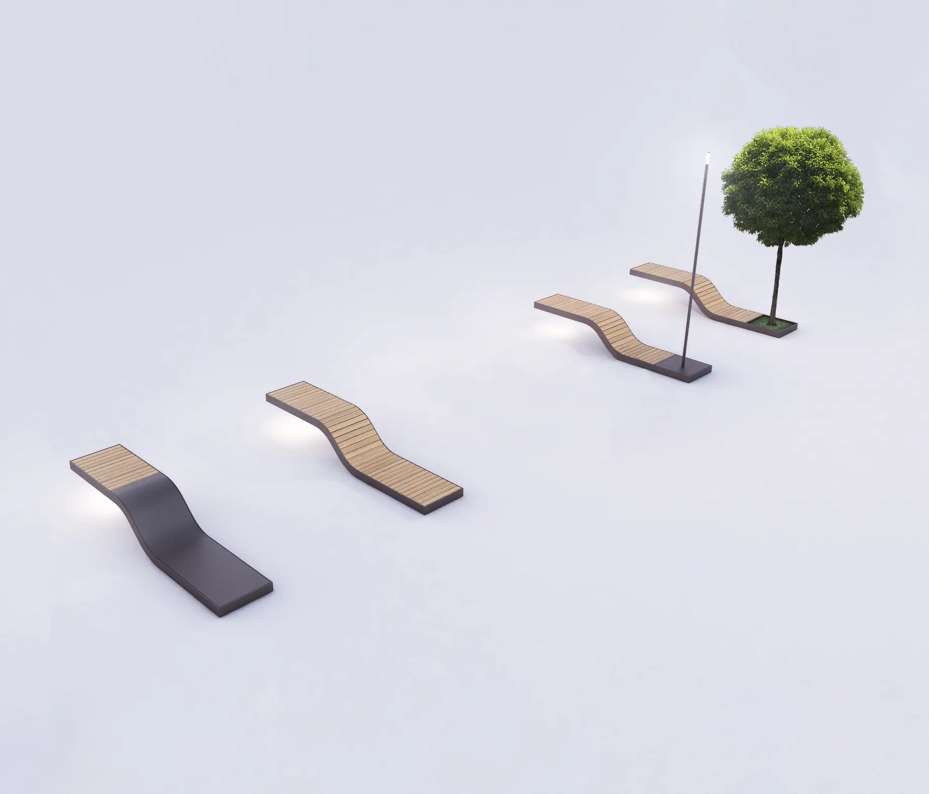 Euroform W - Snake bench
