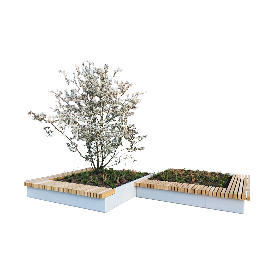 Display product Big Planters | Prien bench from manufacturer Euroform W