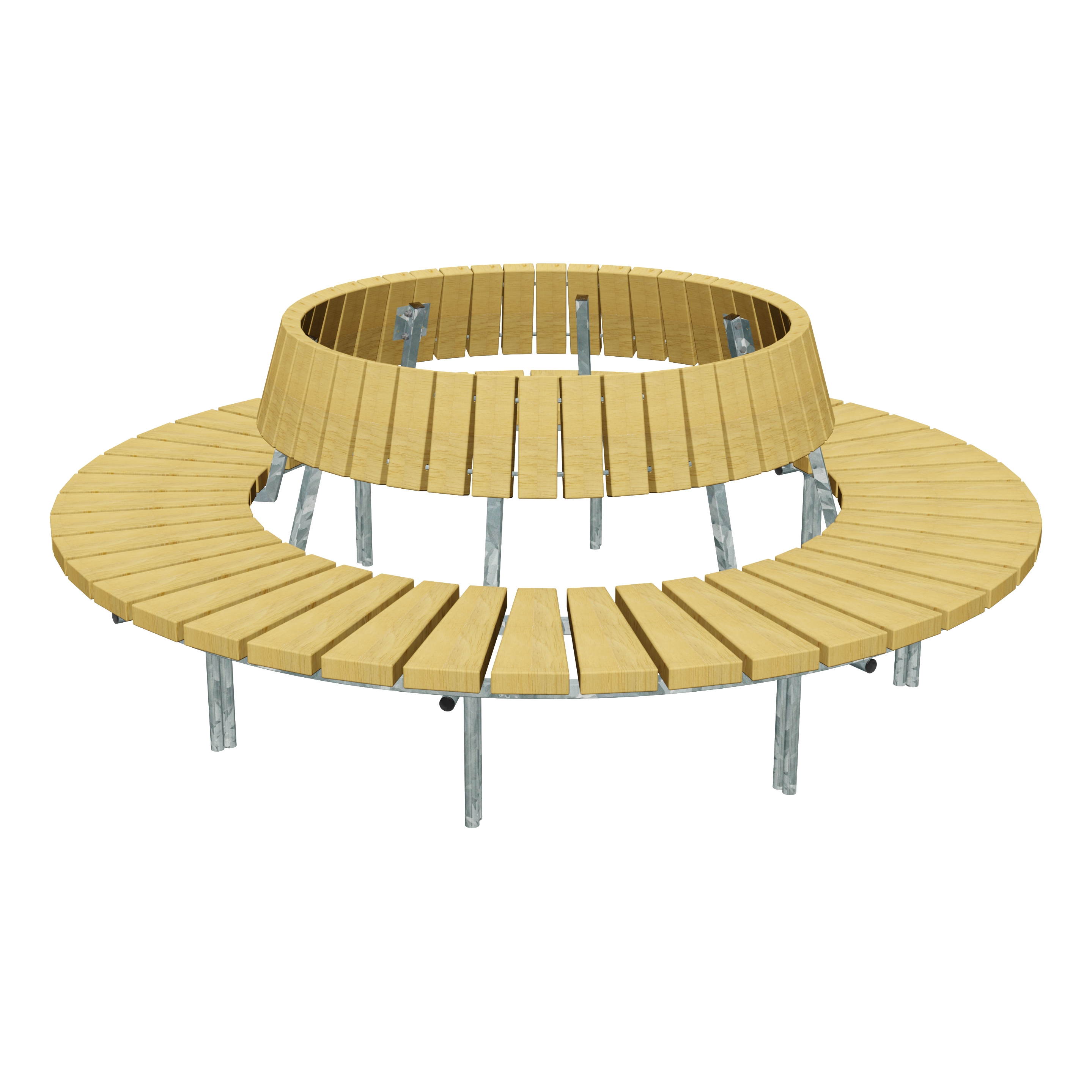 Display product Block 99FU round bench from manufacturer Euroform W