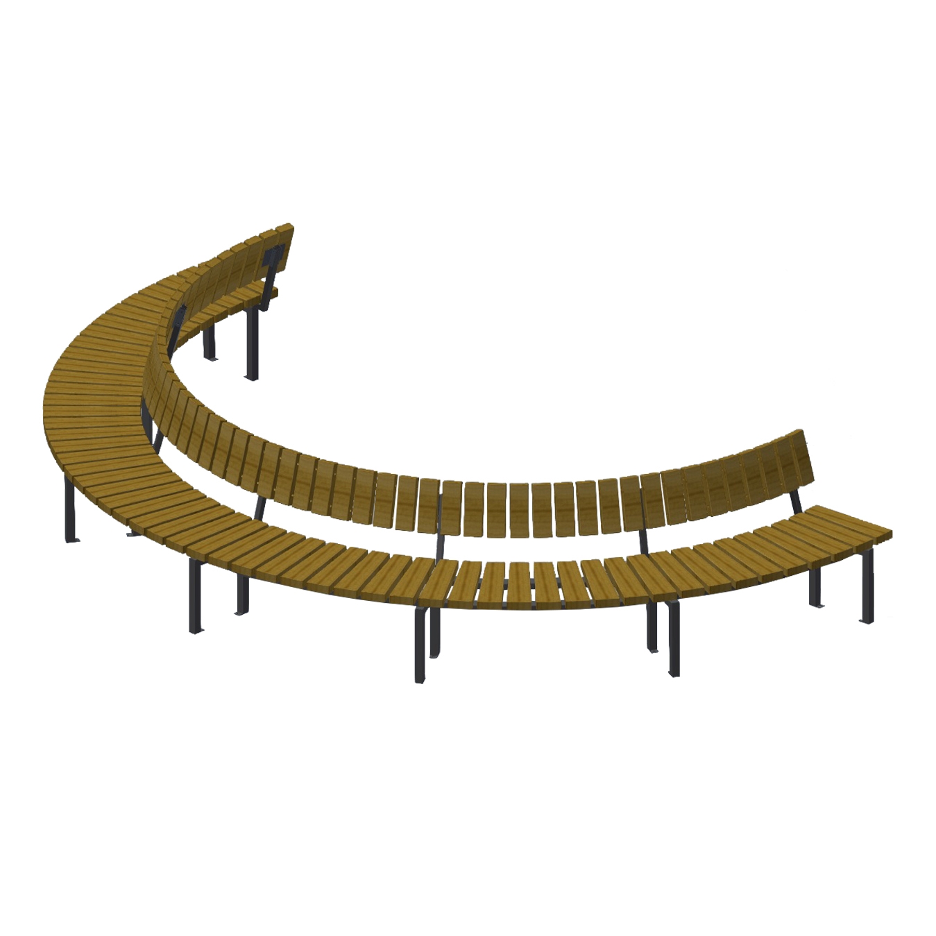 Display product Block 99FU round bench from manufacturer Euroform W