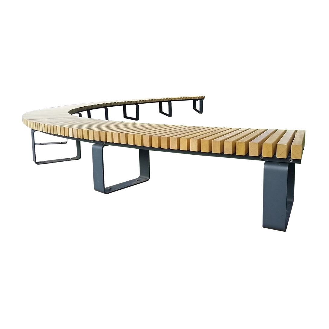 Display product Bressanone round bench from manufacturer Euroform W