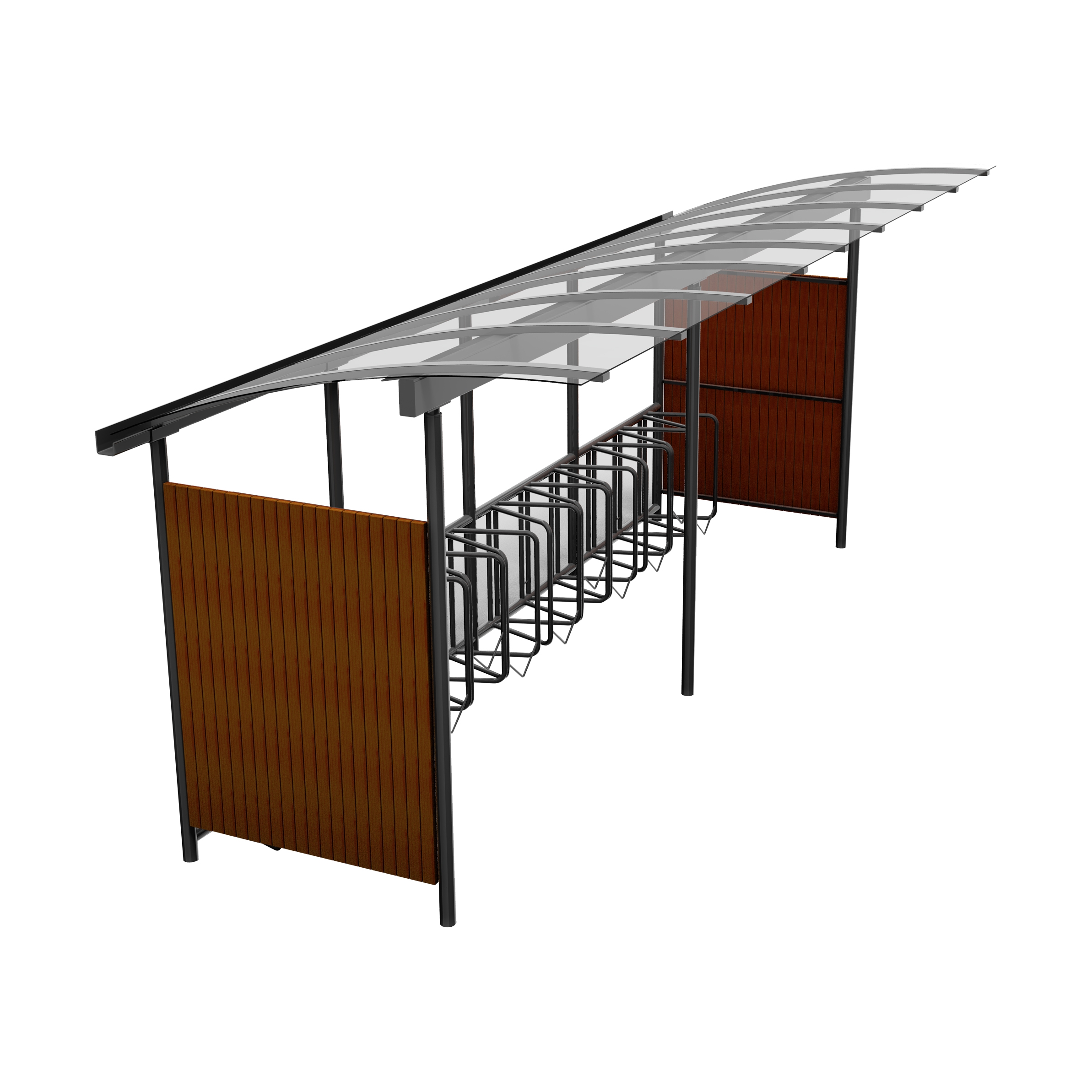 Display product Combi Bike shelter from manufacturer Euroform W