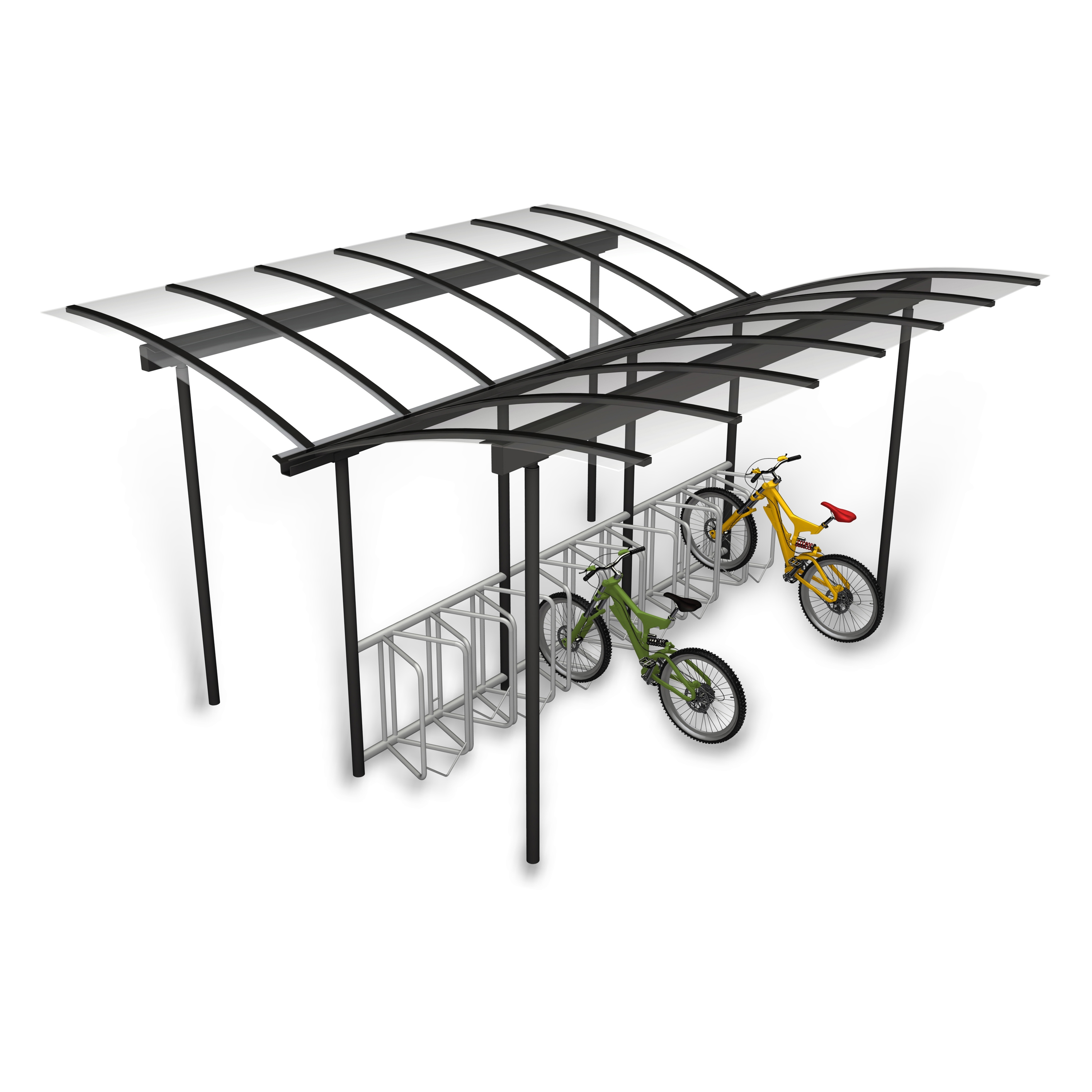Display product Combi Bike shelter from manufacturer Euroform W