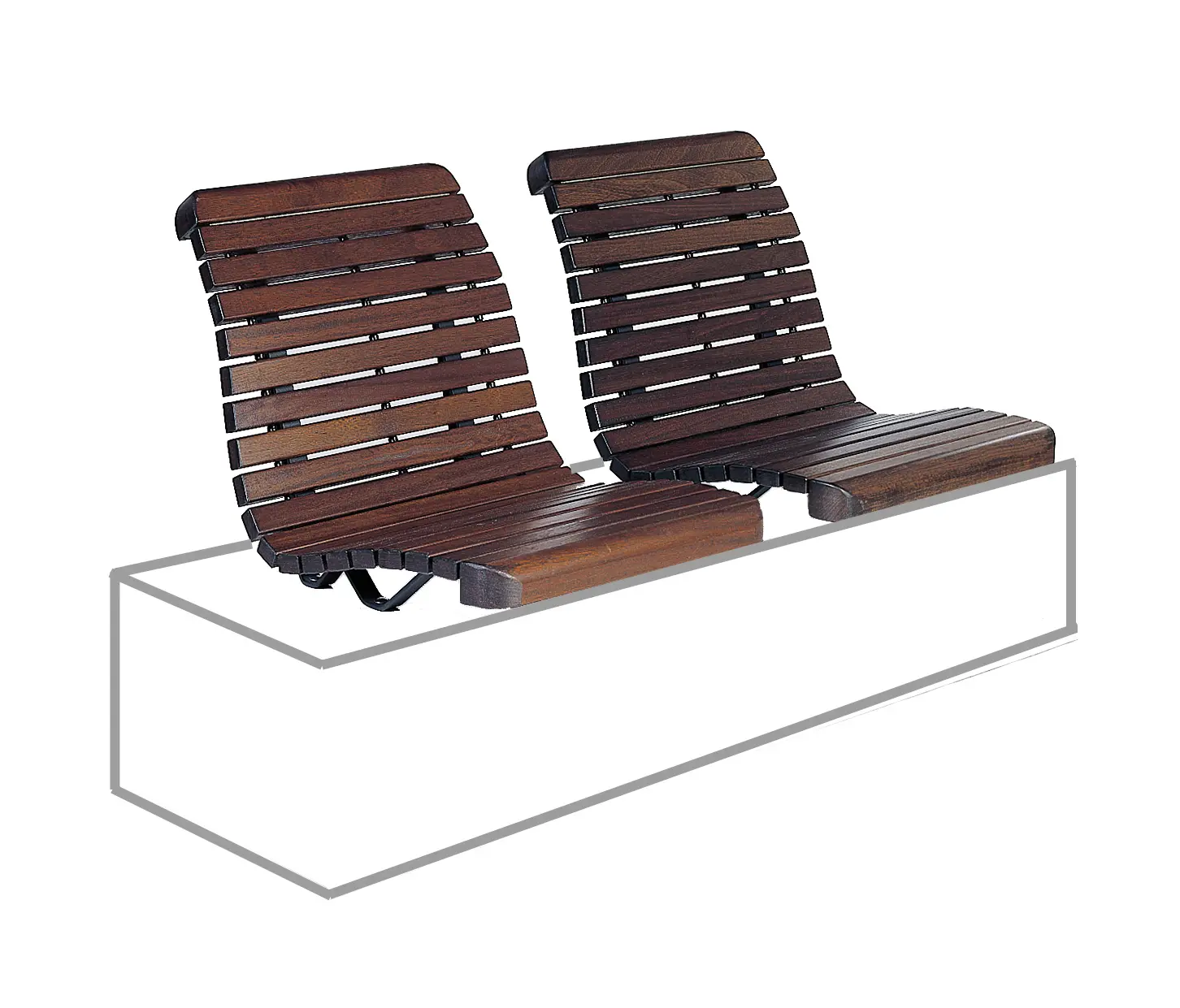 Euroform W - Domino bench