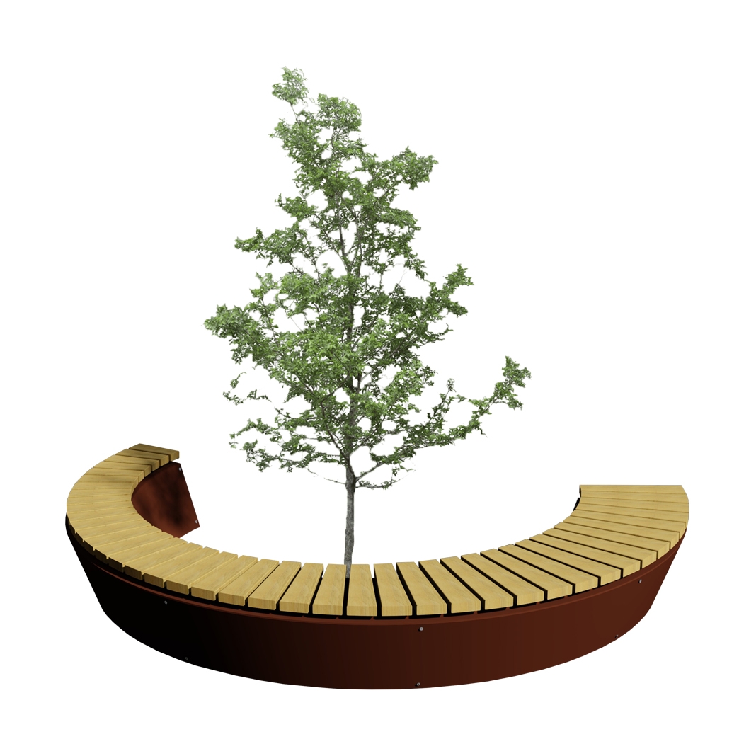 Display product Firenze round bench from manufacturer Euroform W