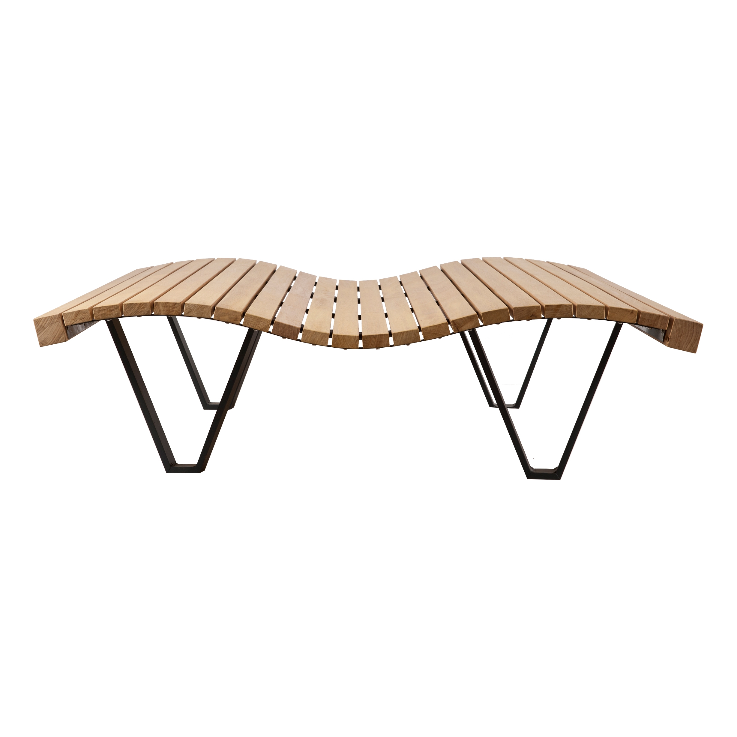 Display product Linea onda bench from manufacturer Euroform W