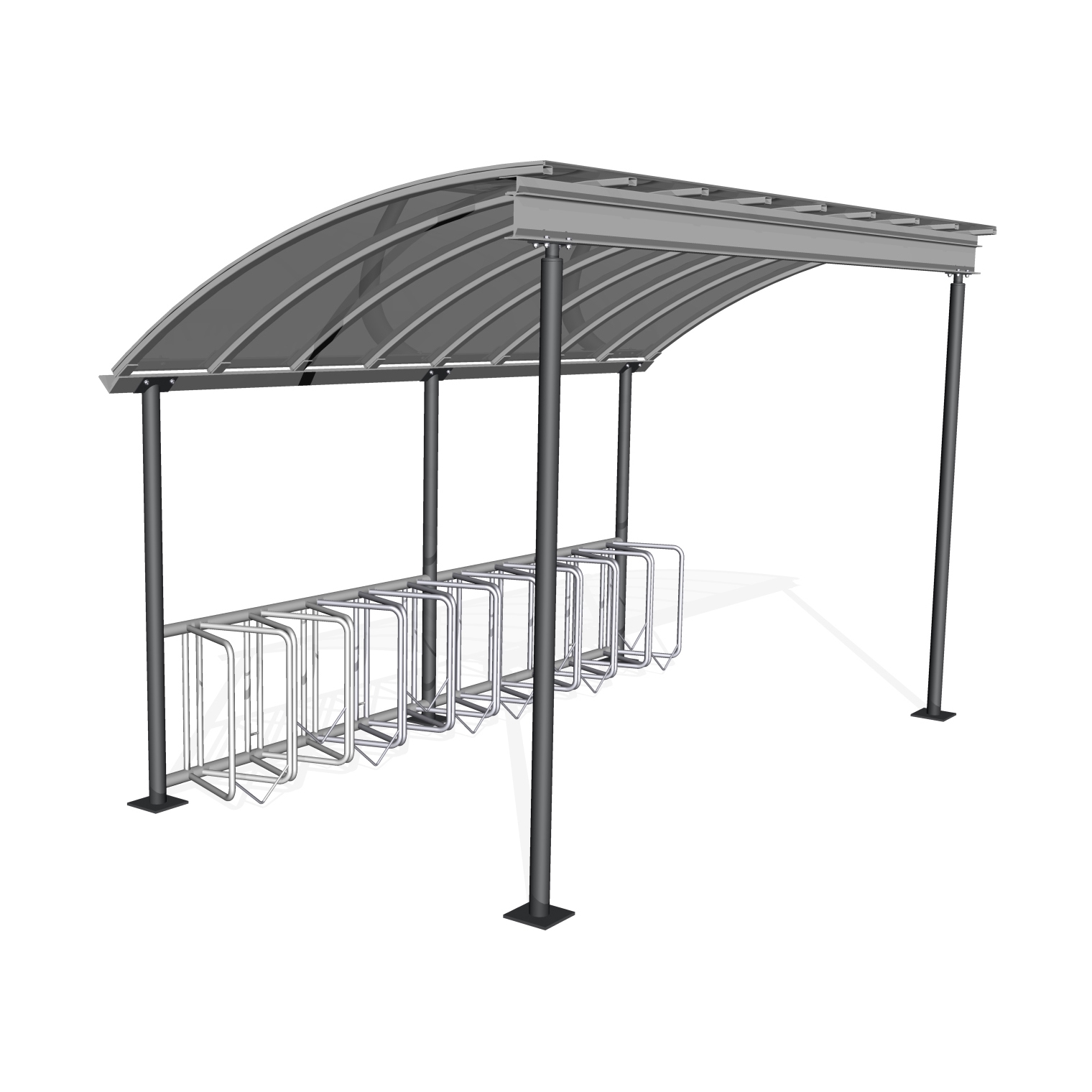 Display product Wing Bike shelter from manufacturer Euroform W