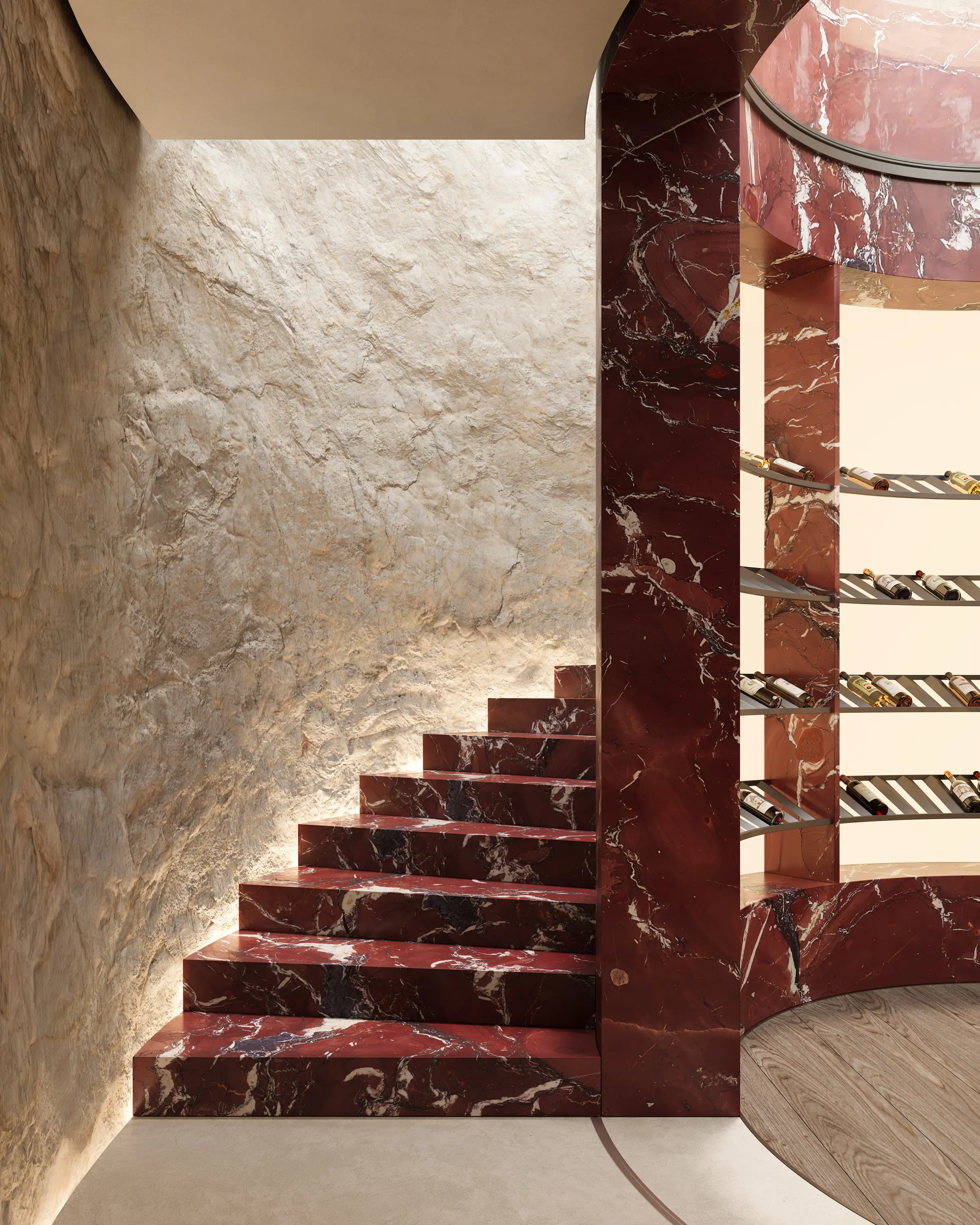 Margraf - Red natural stones | Rosso Cardinale
