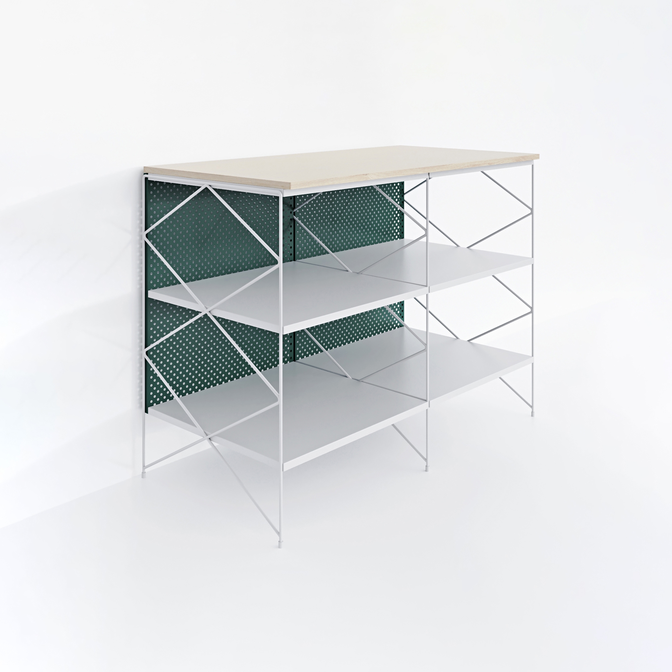 Kitchen Cabinet #1610 | Dark green Matt