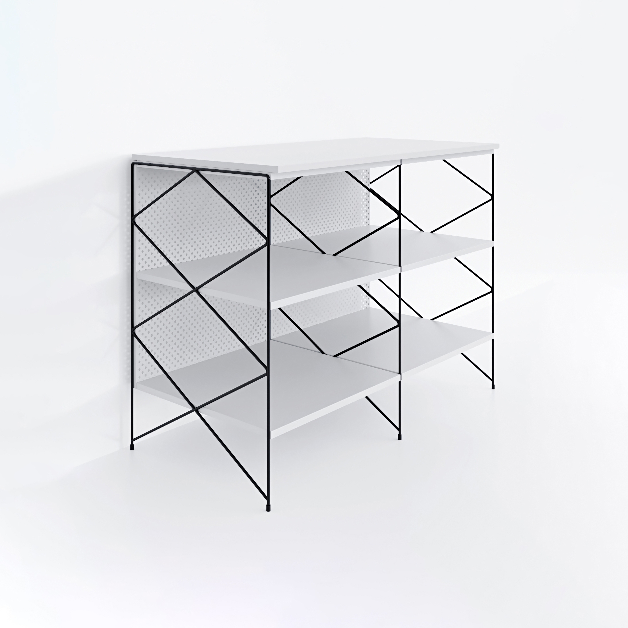 Kitchen Cupboard #1610 | Black
