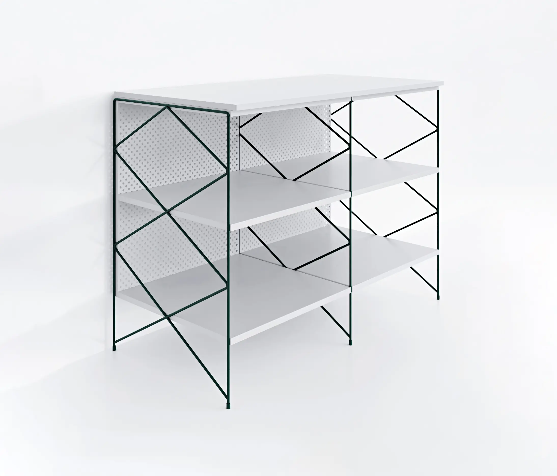 Fleysen - Kitchen Cupboard #1610 | Dark green Matt
